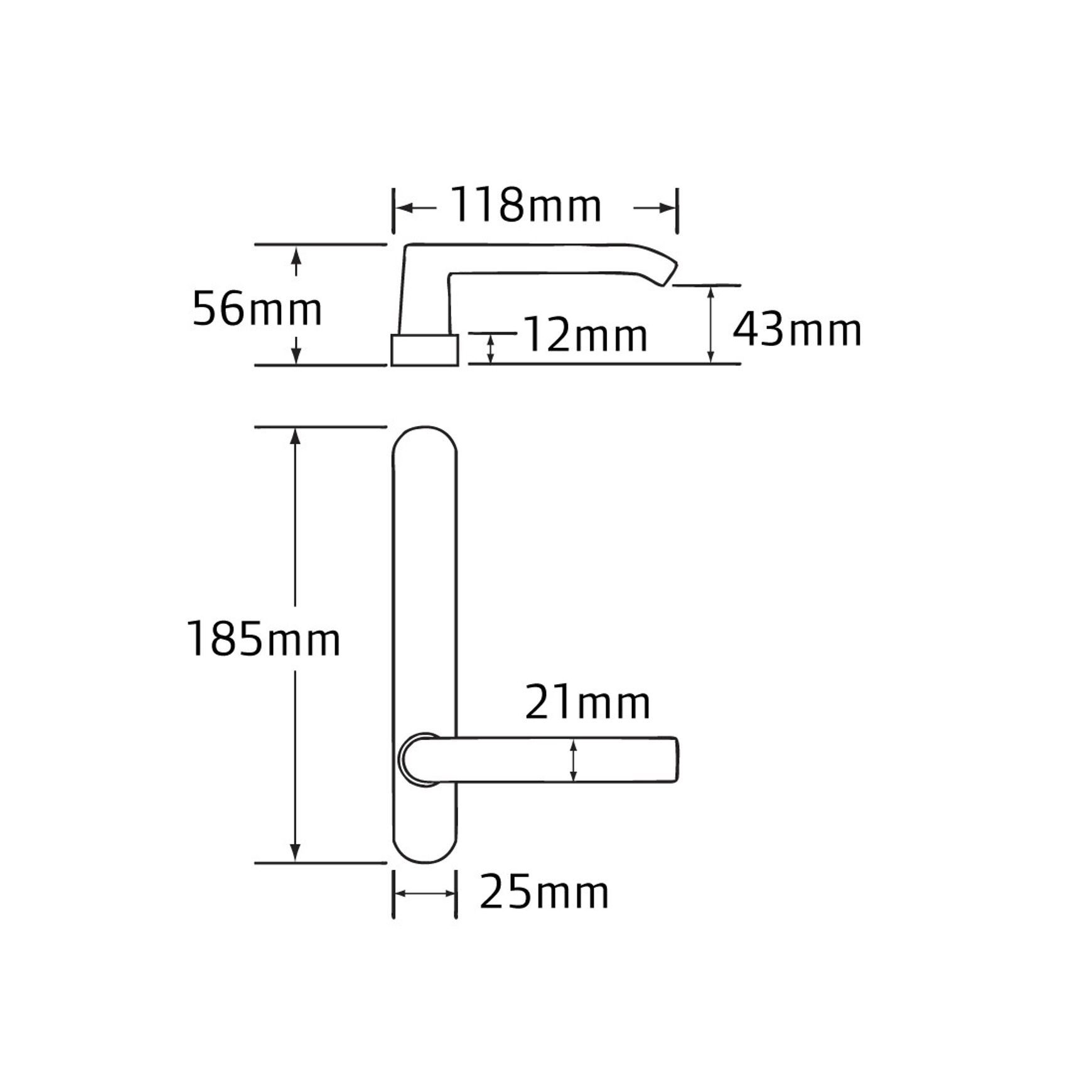 Legge 5400 Series Leonardo (12) Door Furniture