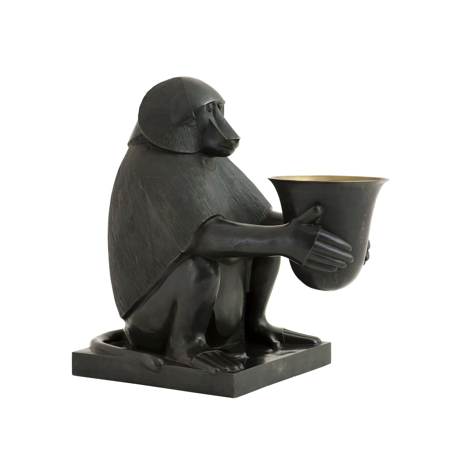 Art Deco Monkey  Table Lamp