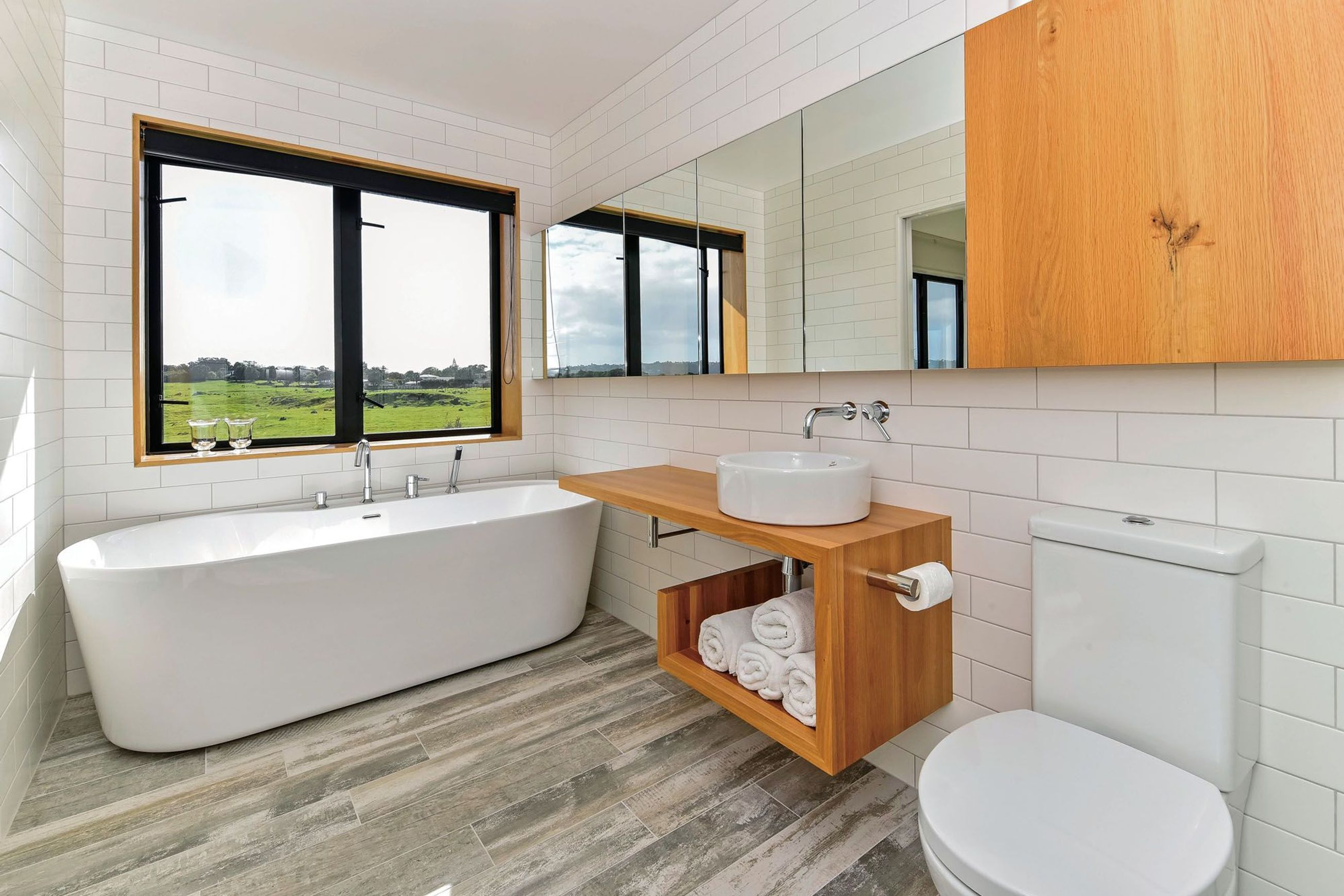 American Oak Vanity