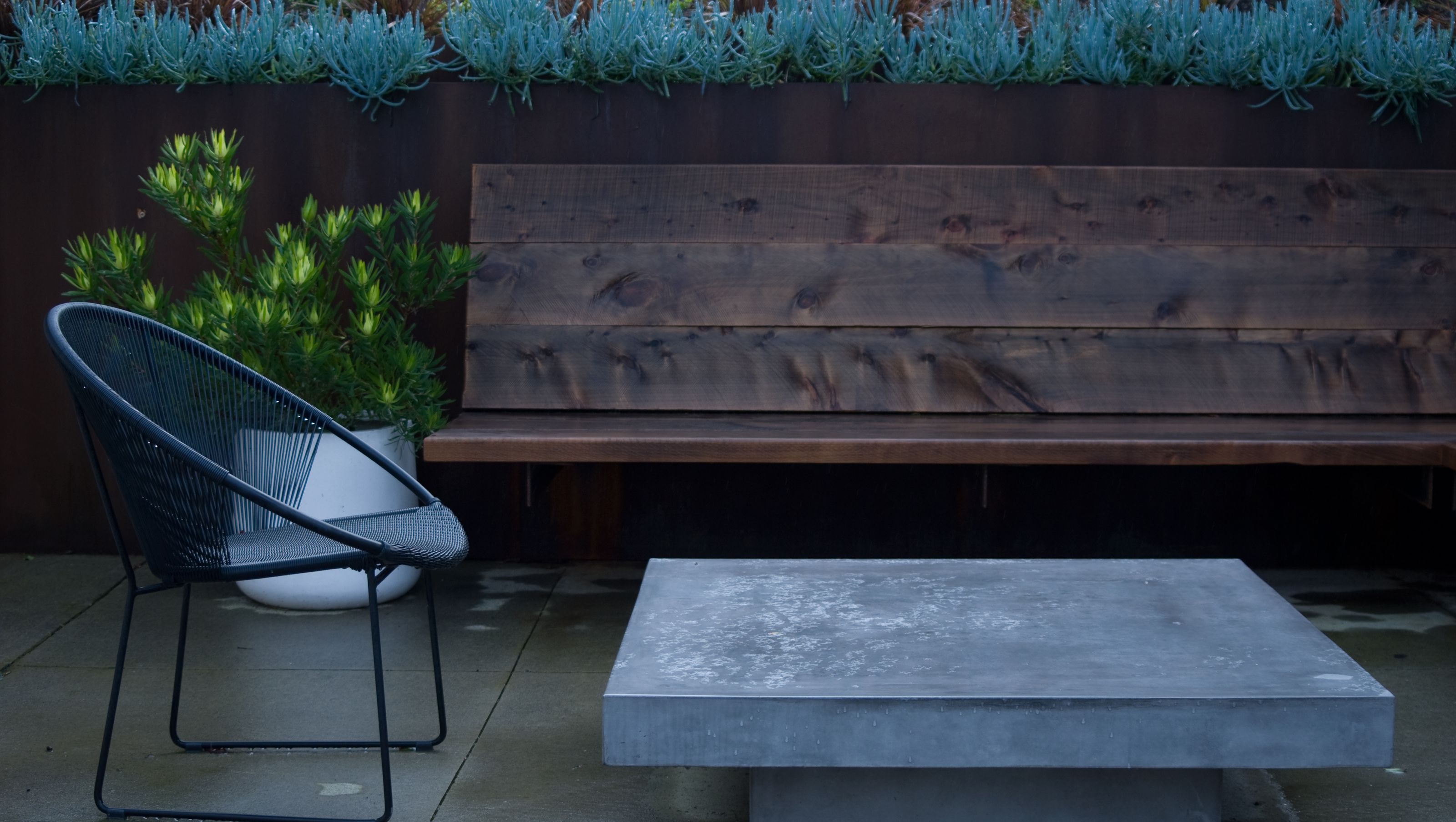 Rustic Courtyard Remuera