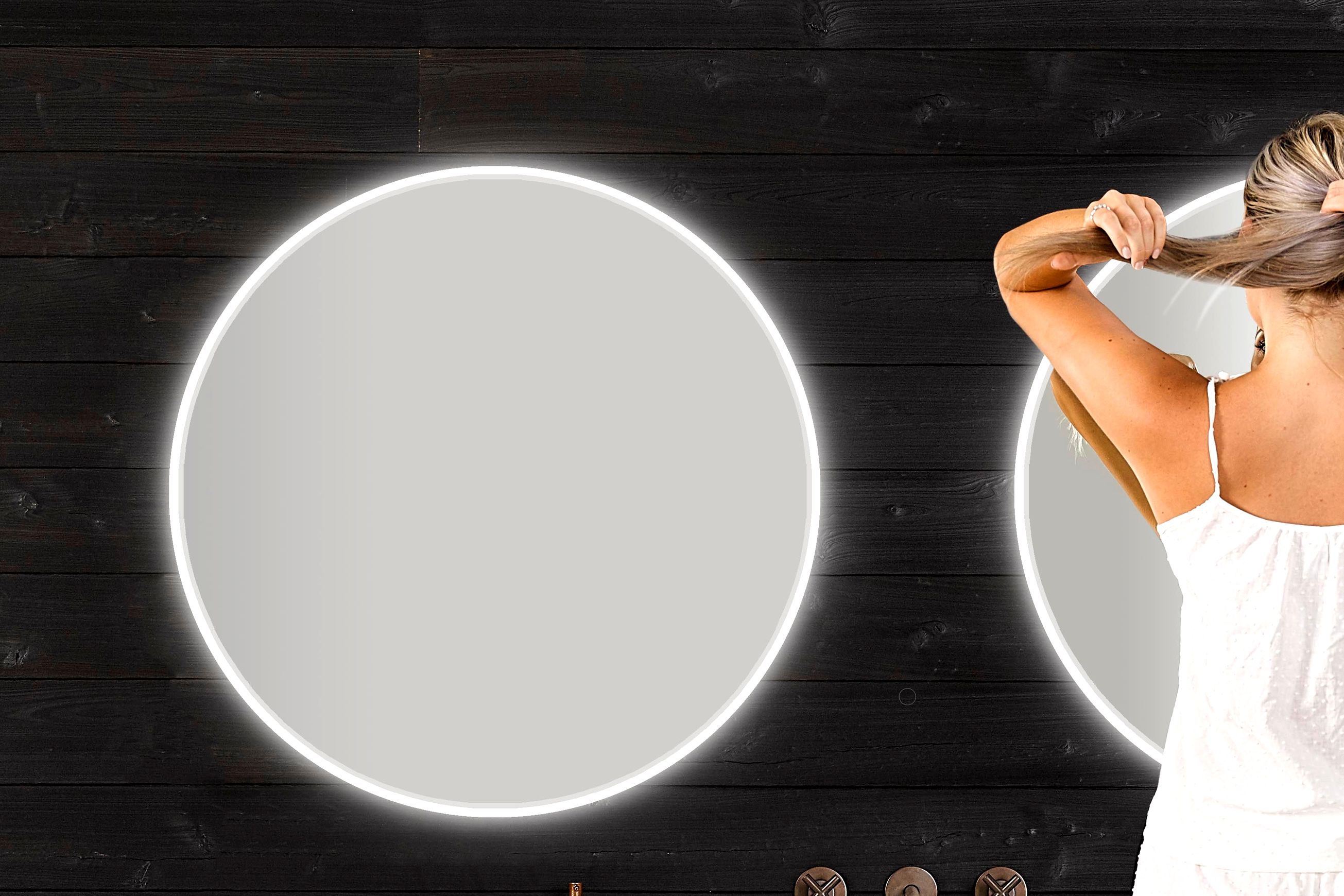 Purelite Mirror From Ebony and Ivory Collection