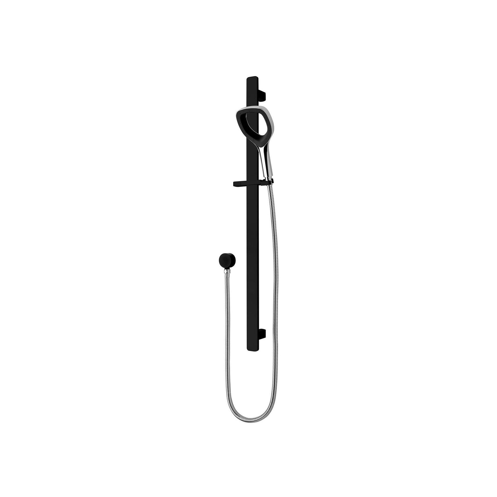 DreamJet Black/Chrome Slide Shower VDRM044