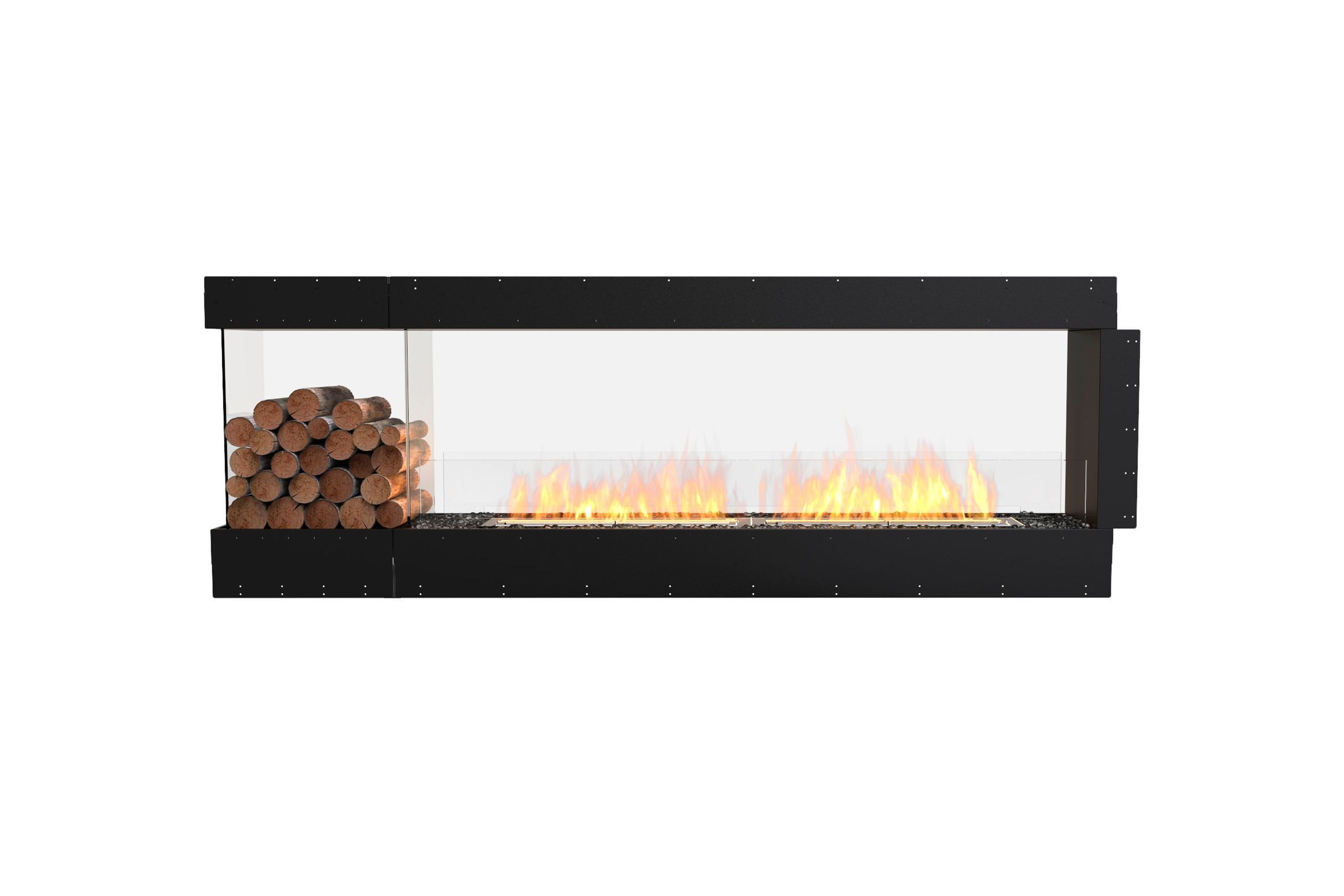EcoSmart Flex Peninsula 68 Fireplace 