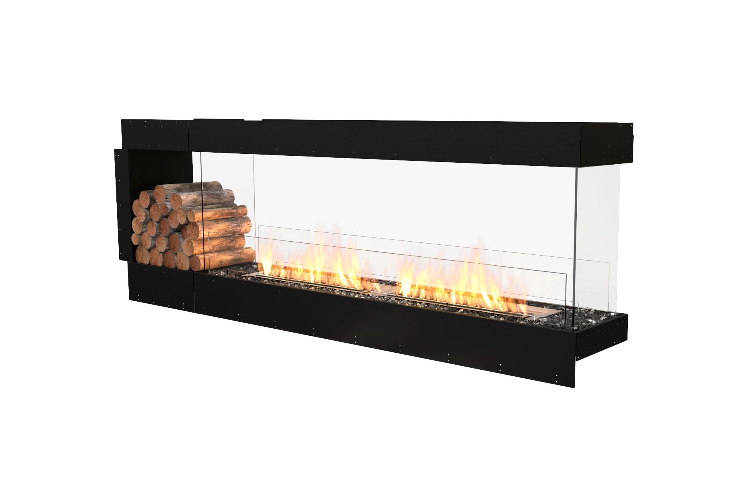 EcoSmart Flex Peninsula 68 Fireplace 
