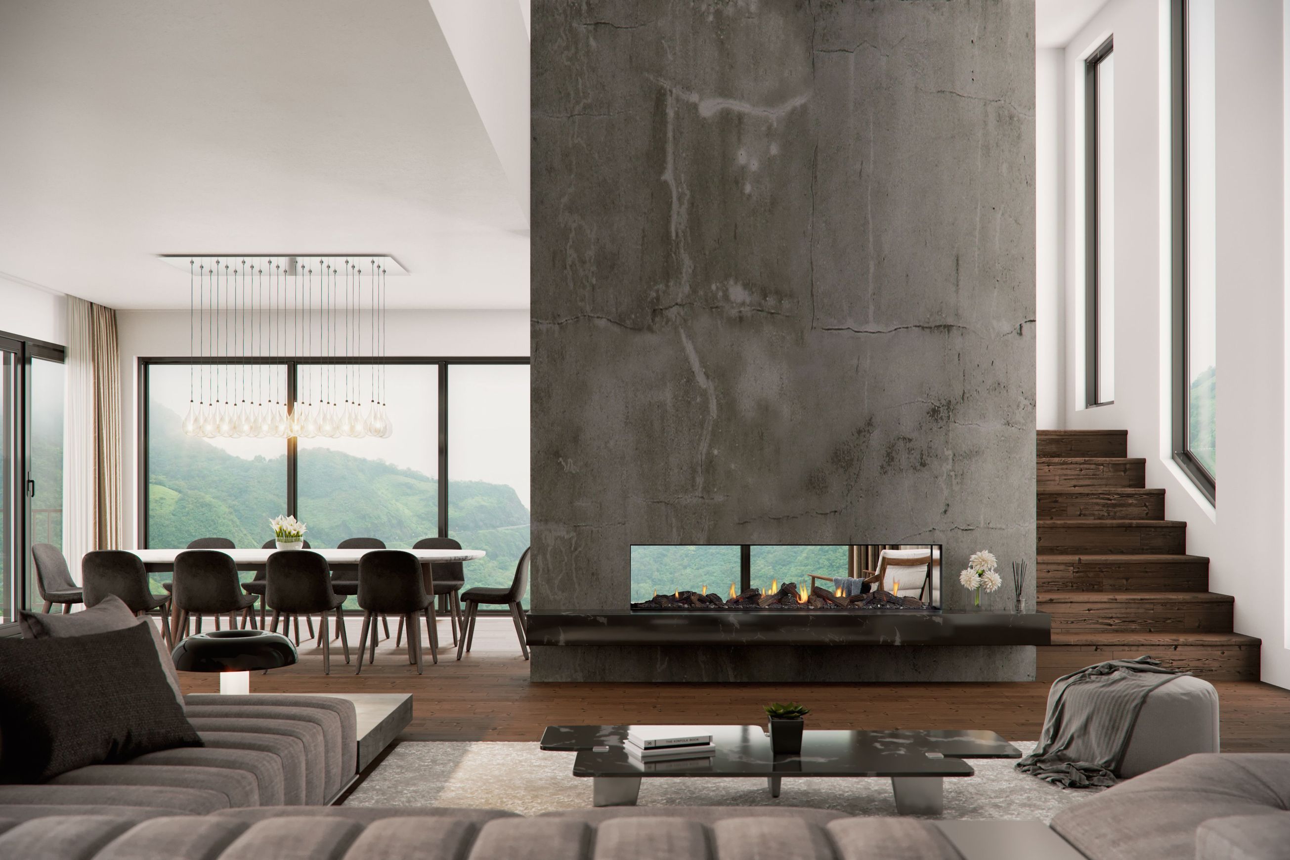 Escea DS1900 Ultra-Wide Gas Fireplace