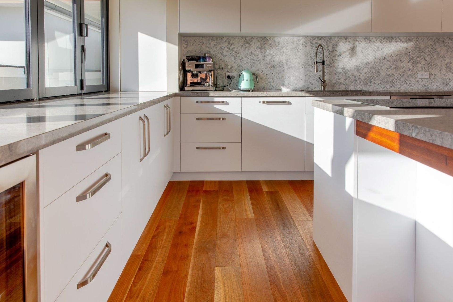 HURFORD'S First Floors Spotted Gum 132x15mm 