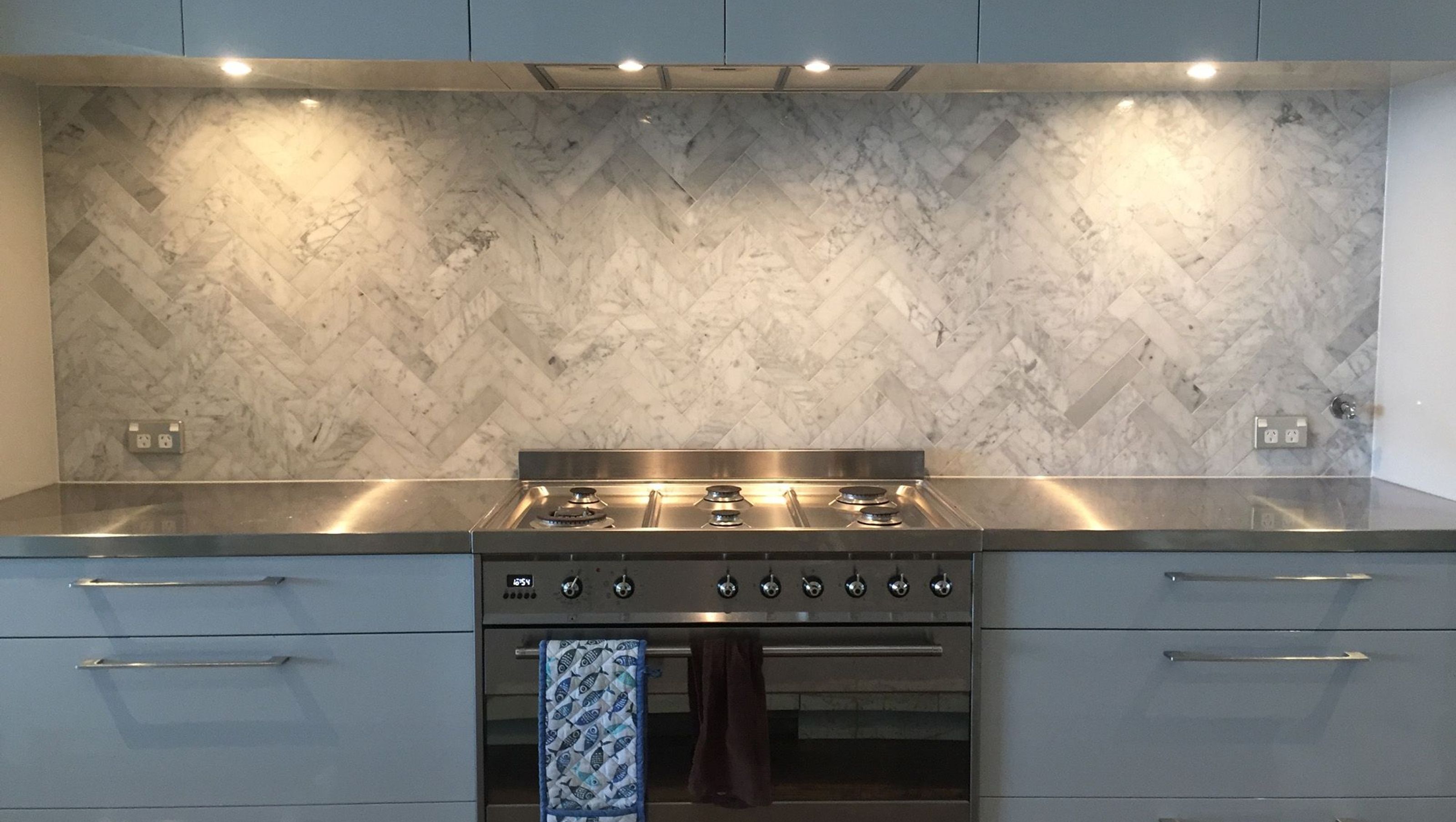 Grey Kitchen Splashback