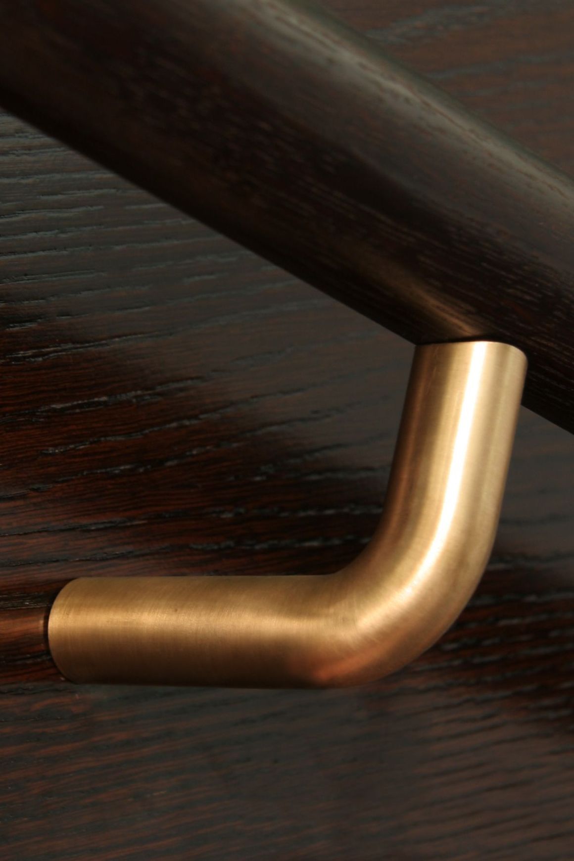 HB590 Plain Solid Bronze Stair Rail Bracket | Handrails