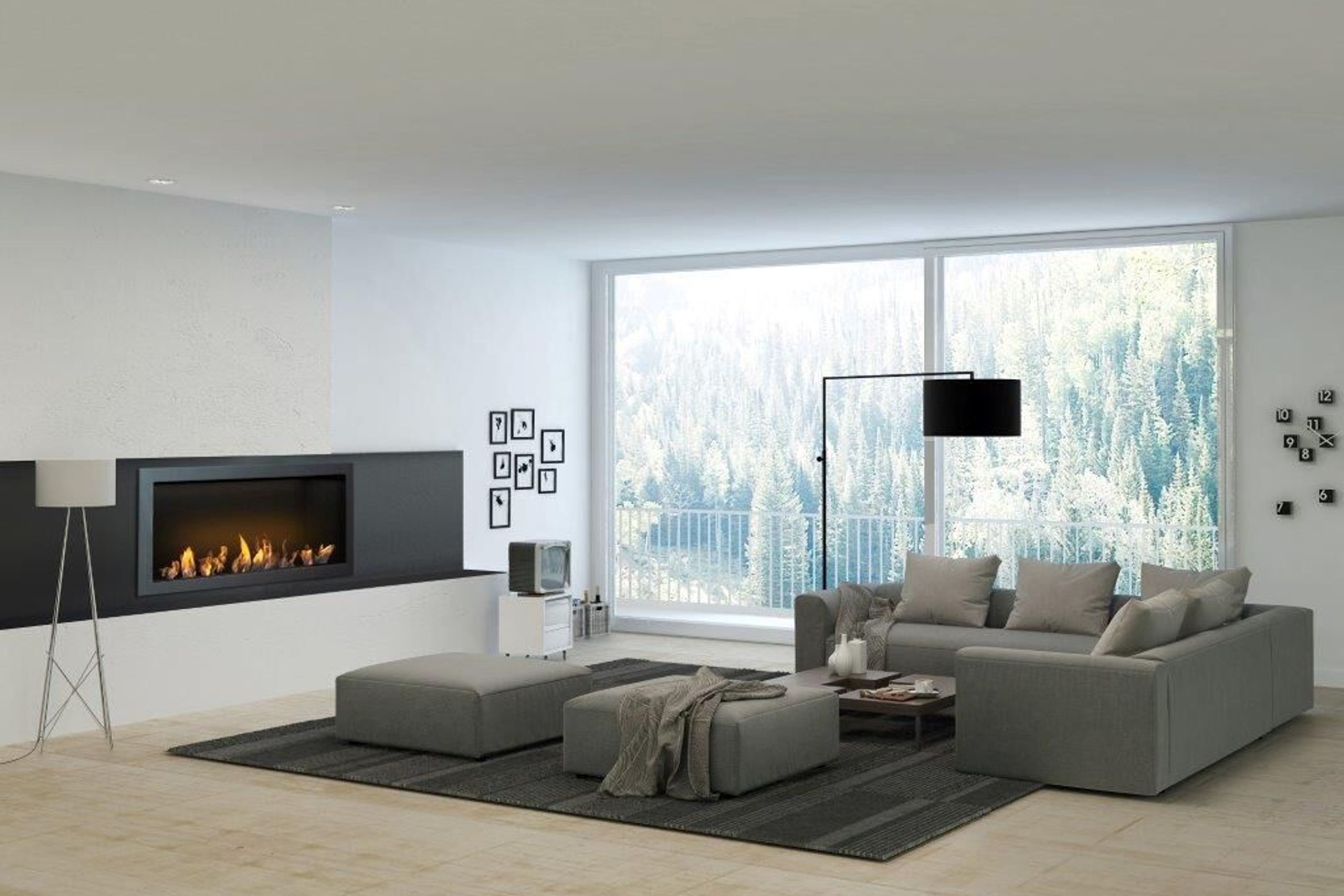 Icon Fires Slimline 1350 Biofuel Fireplace