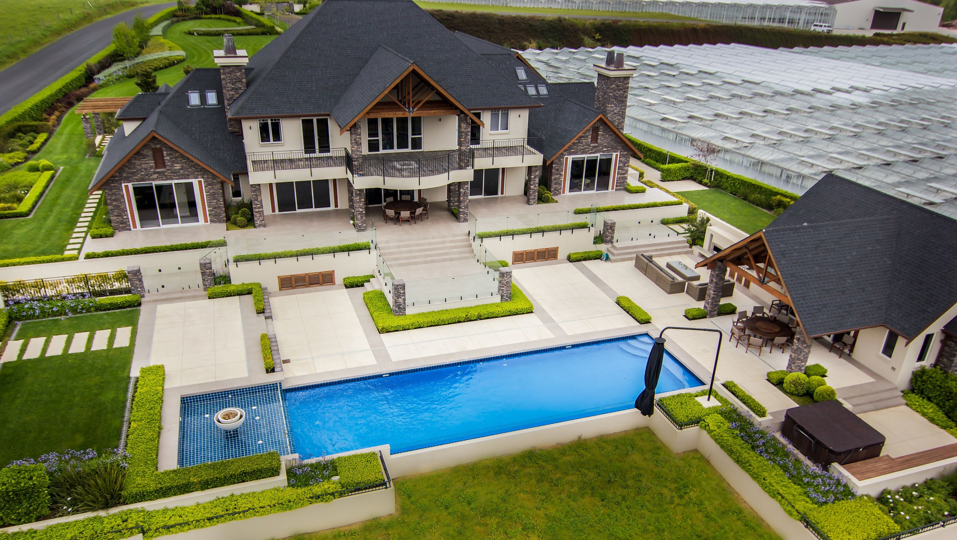 Garden and Pool