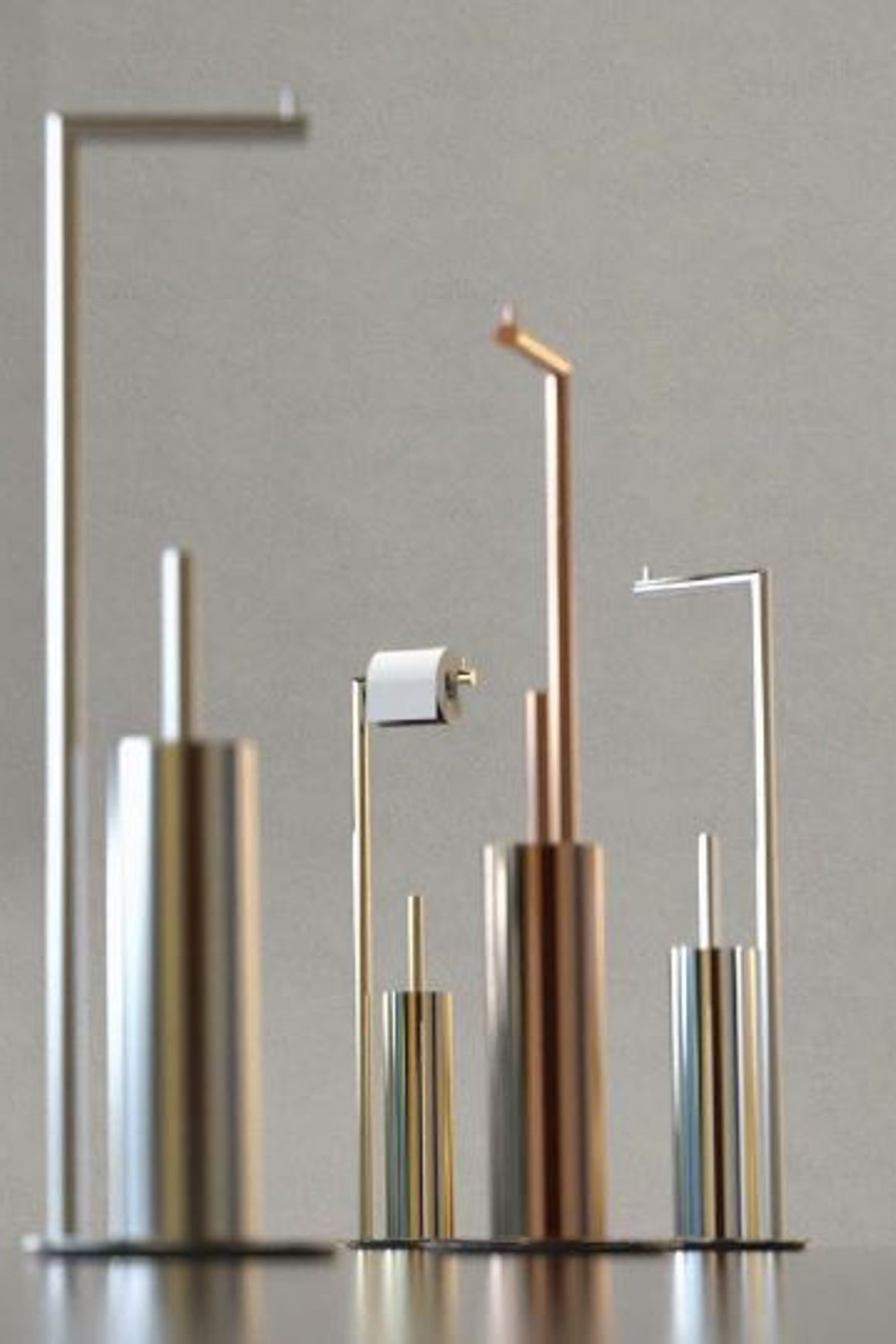 COMBI Toilet Roll and Brush Holder