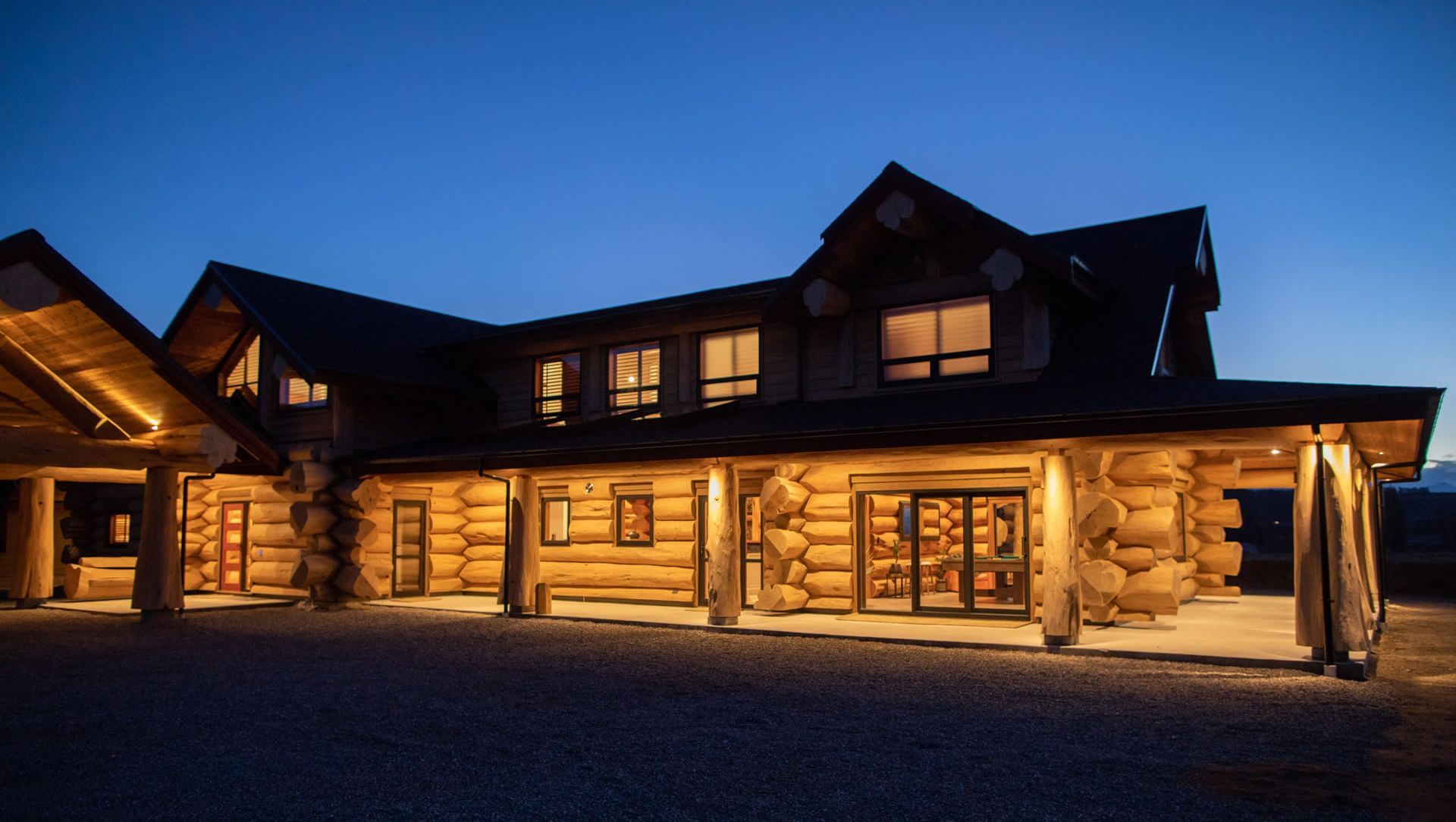 Log Home banner