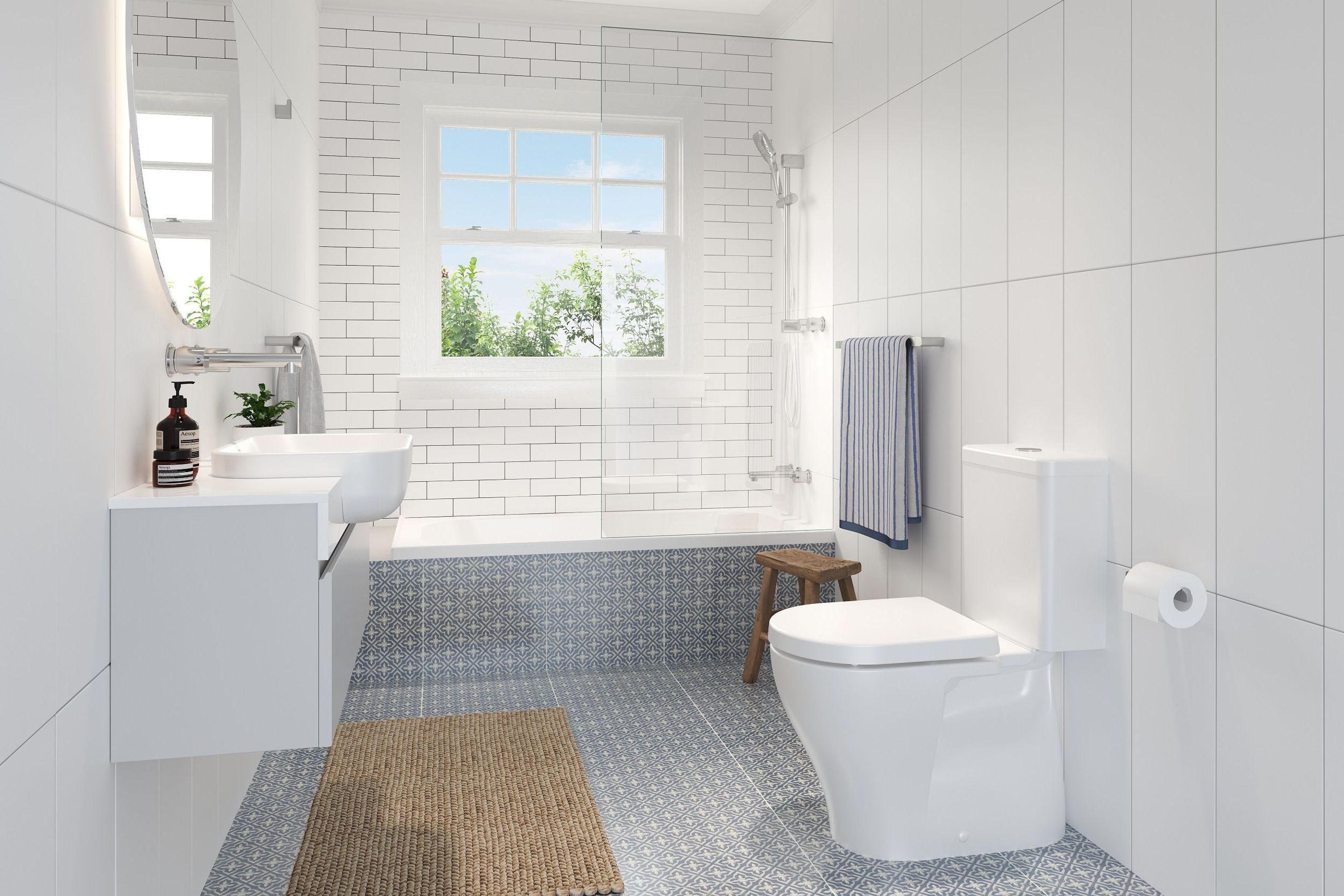 Luna Cleanflush Closed Coupled Toilet Suite