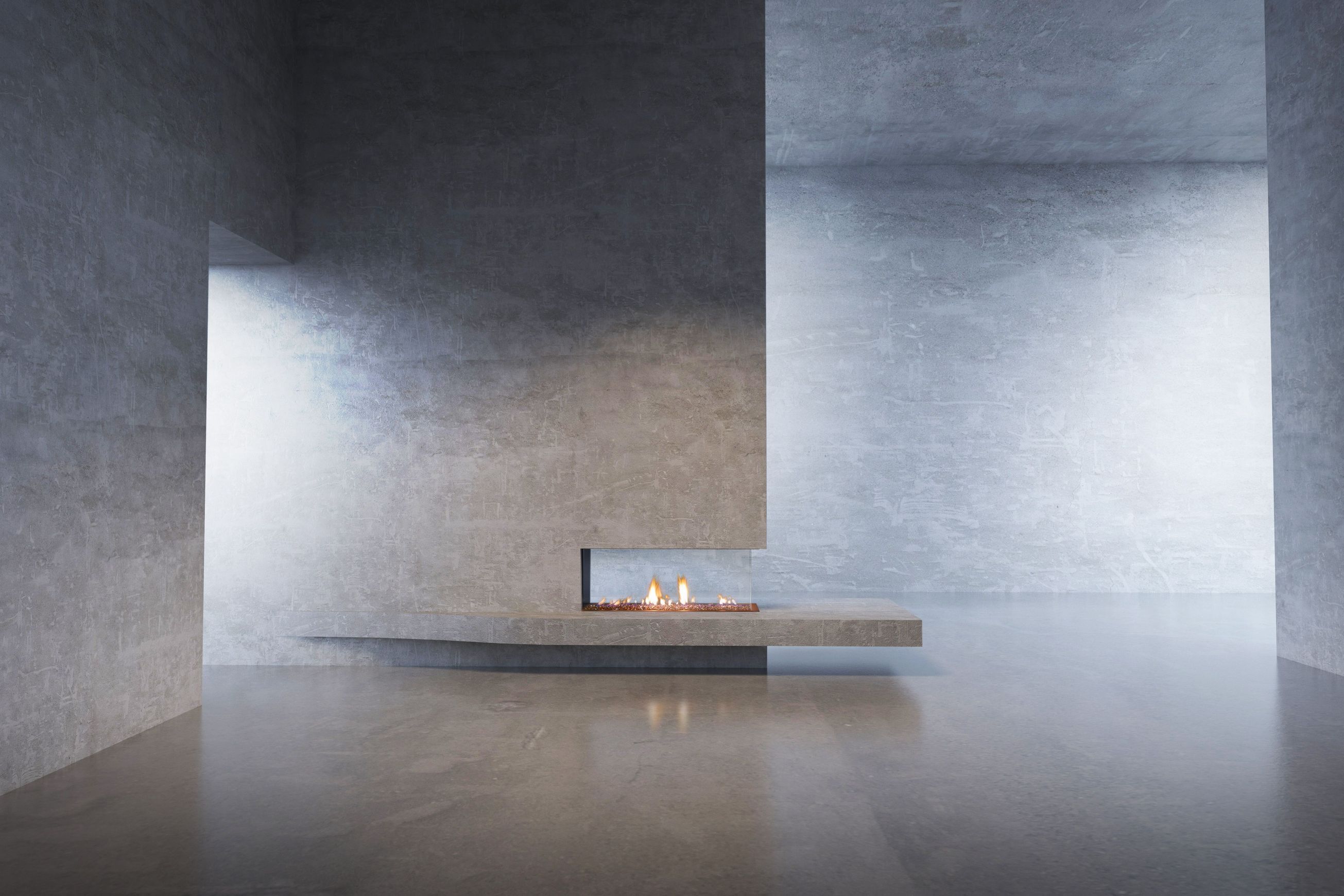 MODE KS1150 Peninsula Gas Fireplace