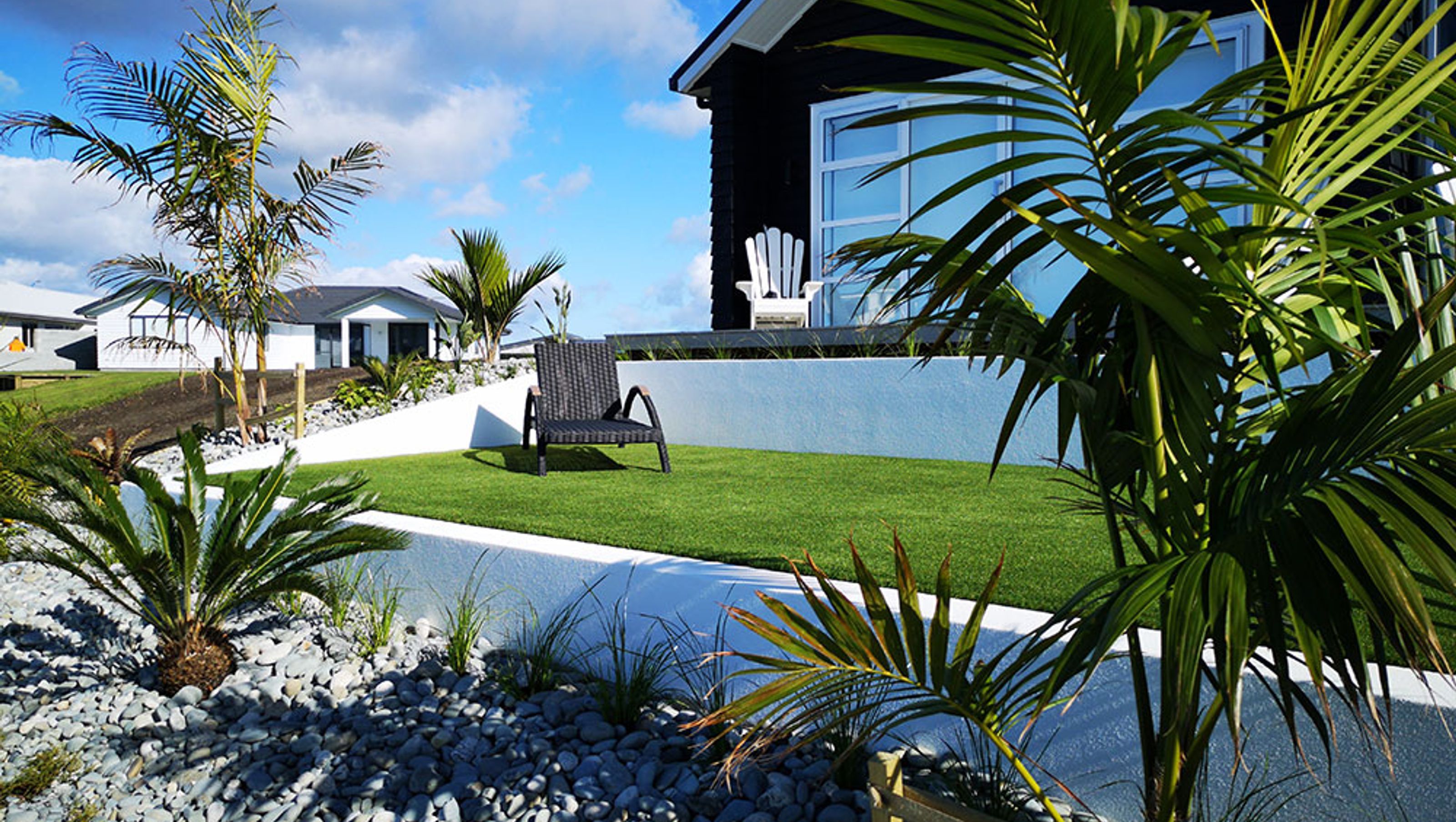 Modern tropical Landscape