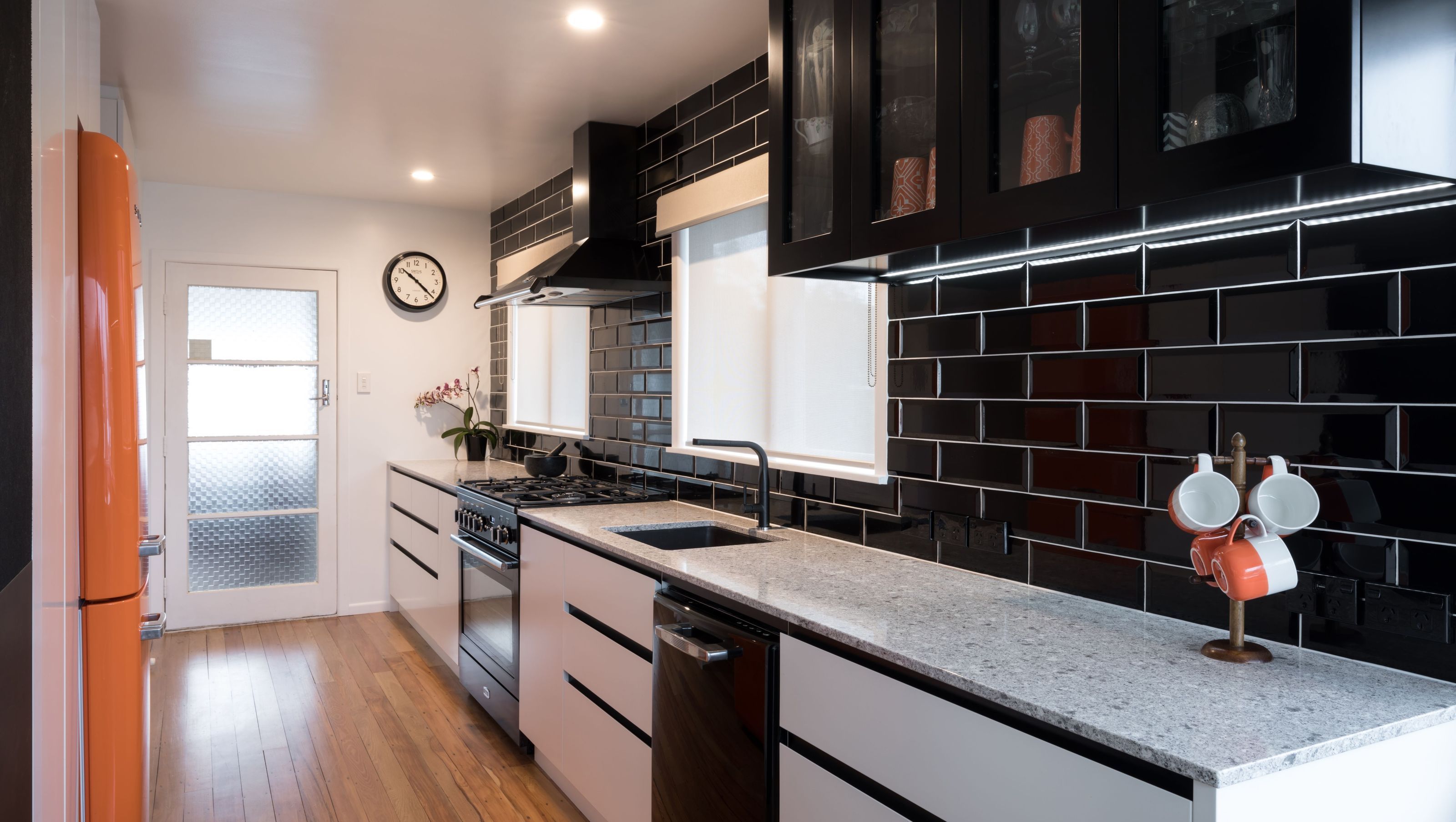 Orange Retro Kitchen
