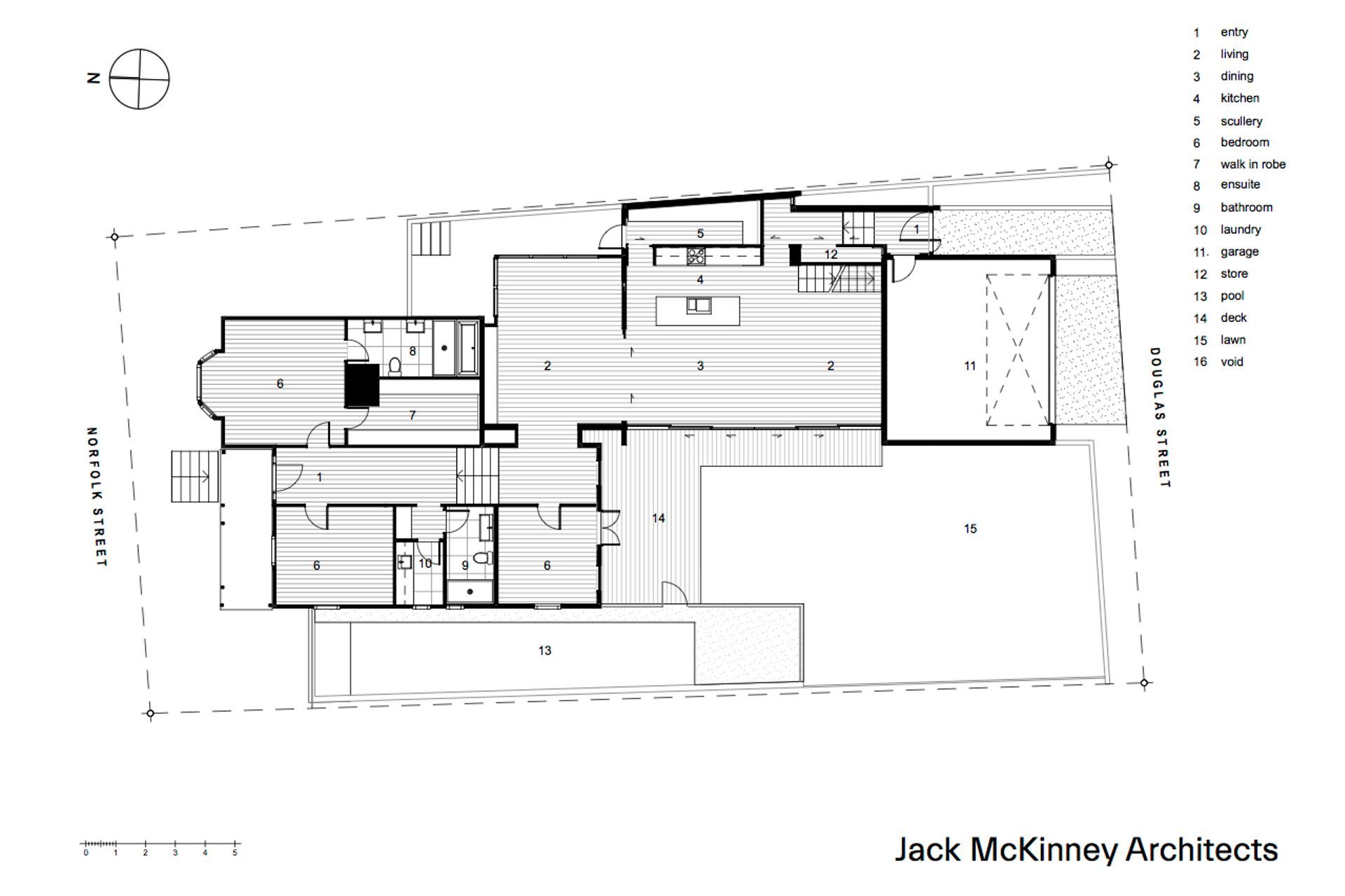 Ground-floor plan by Jack McKinney Architects.
