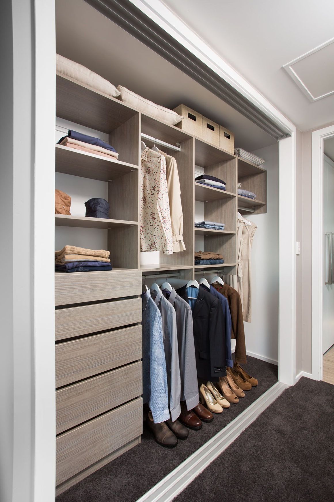 Custom Reach In Wardrobe