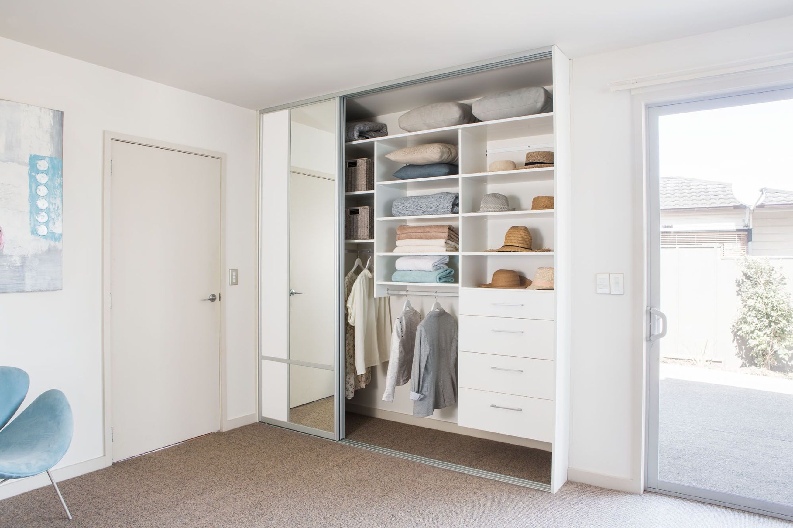 Custom Reach In Wardrobe