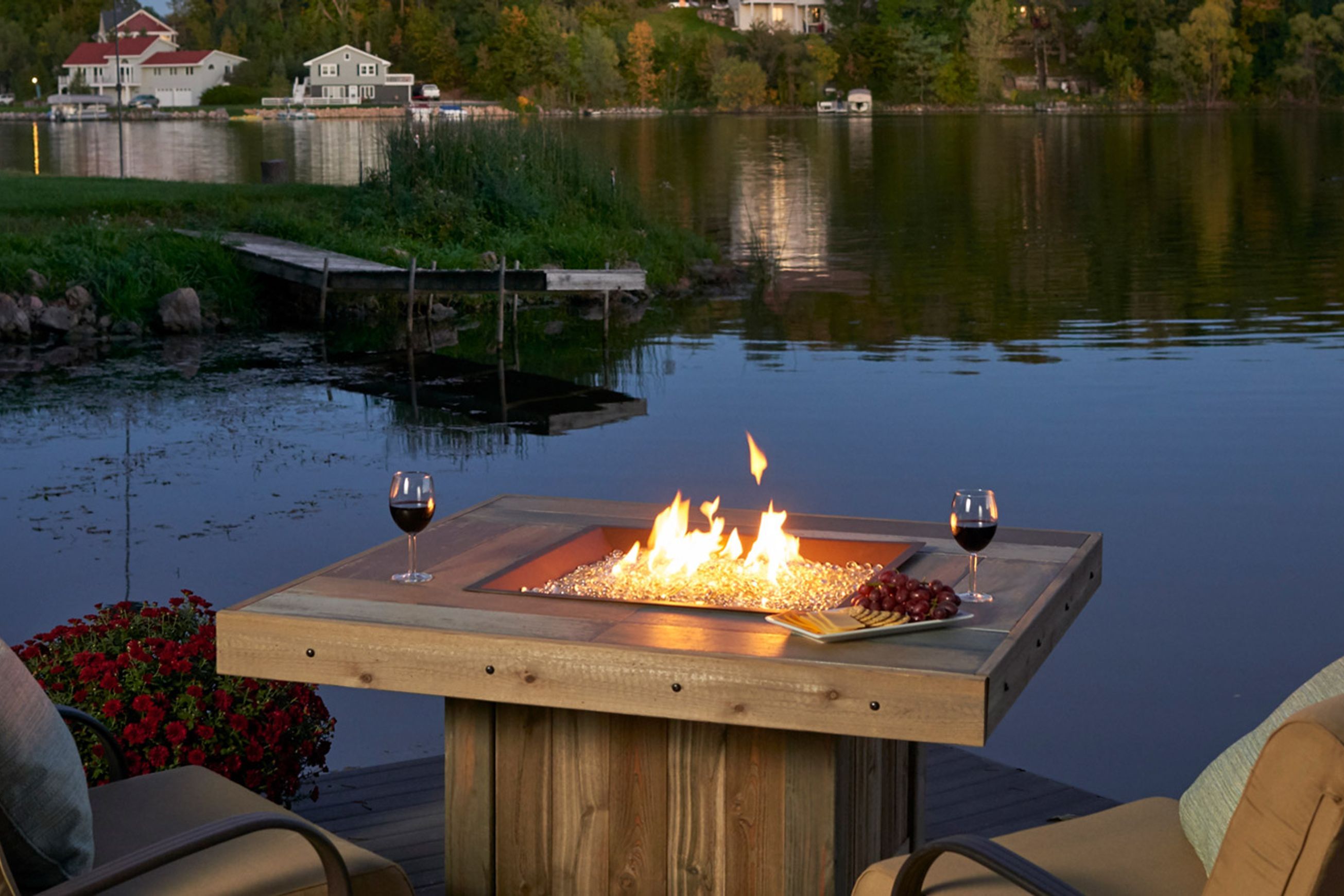 Rhode Island Outdoor Fireplace