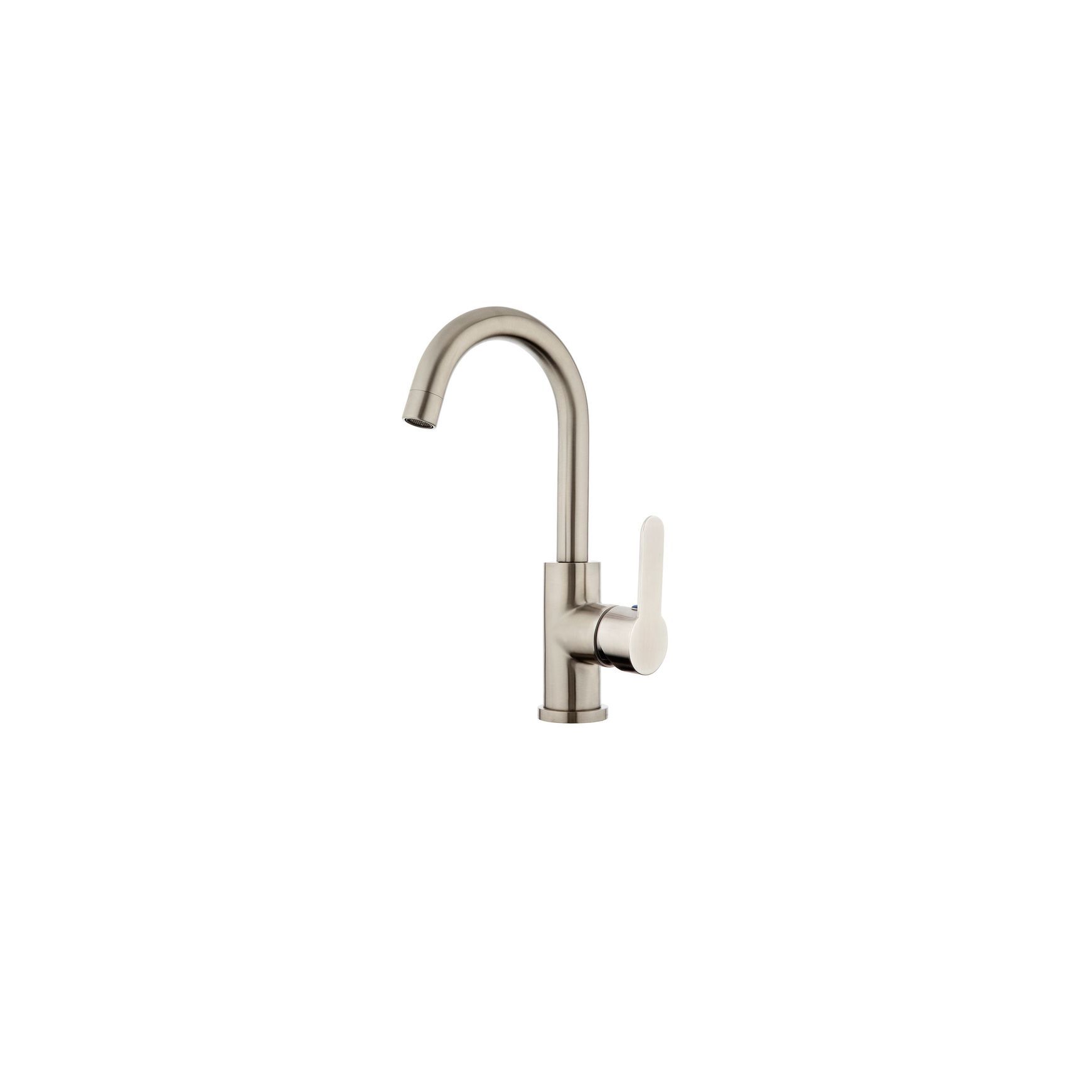 Stainless Gooseneck Basin Mixer 