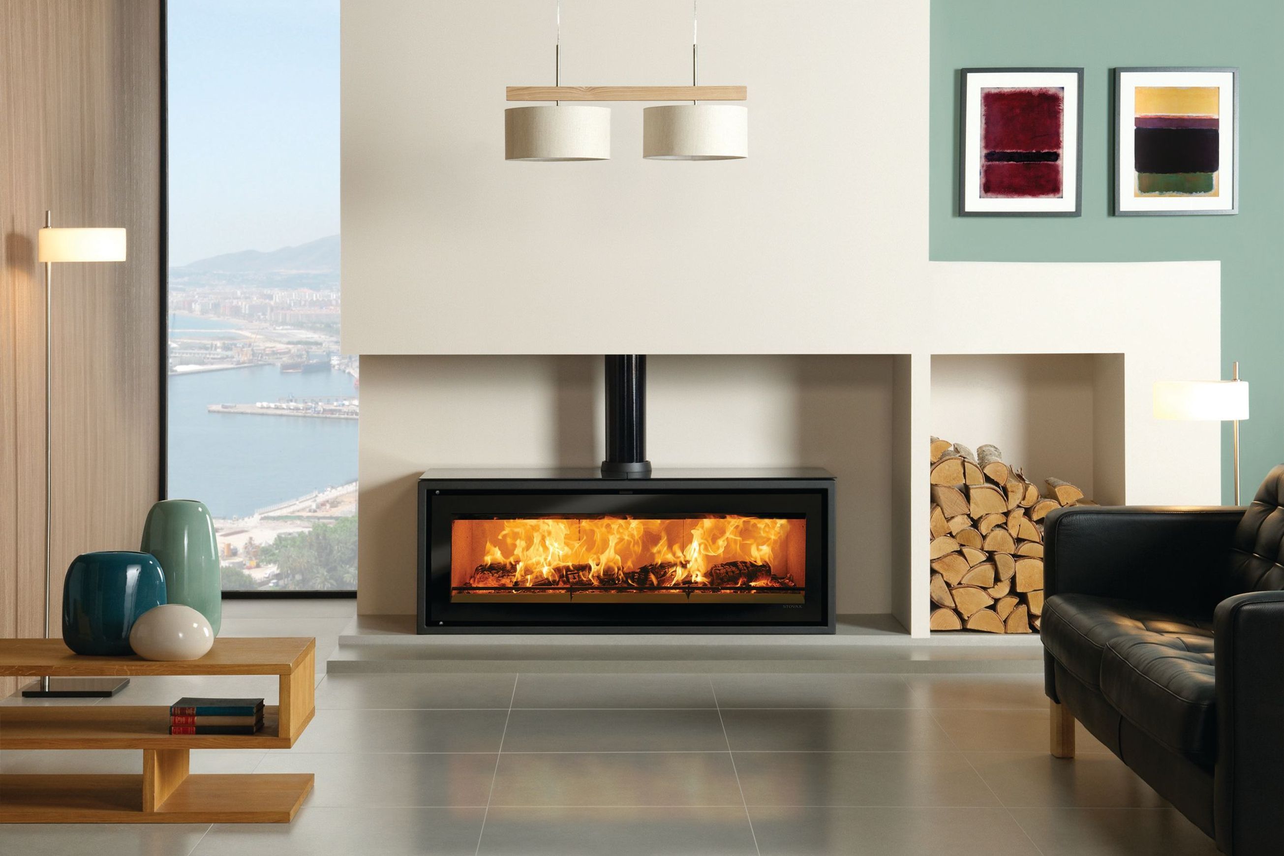 Stovax Studio 3 Inbuilt and Freestanding Fireplace (Rural)