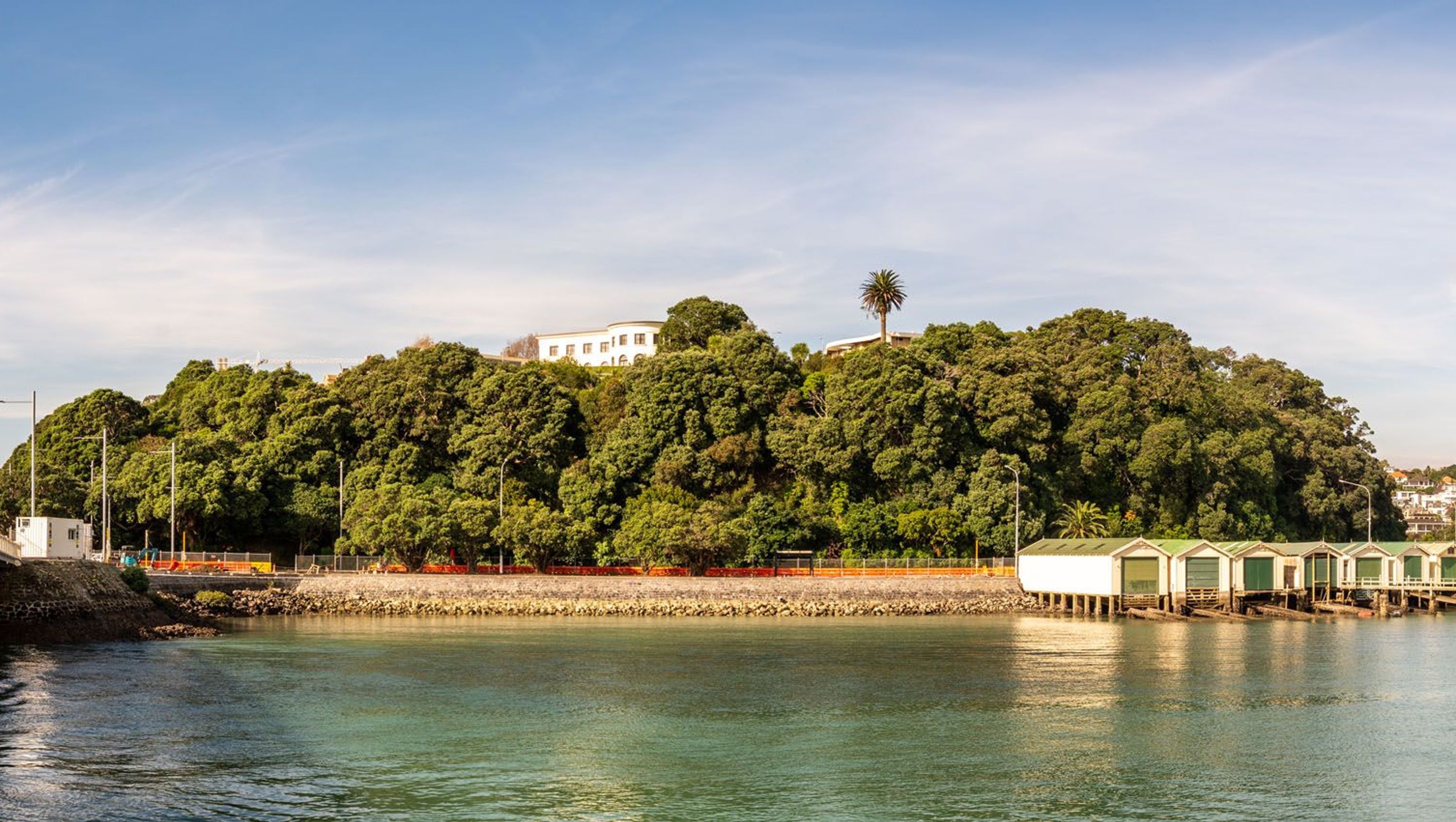 Tamaki Drive sea wall