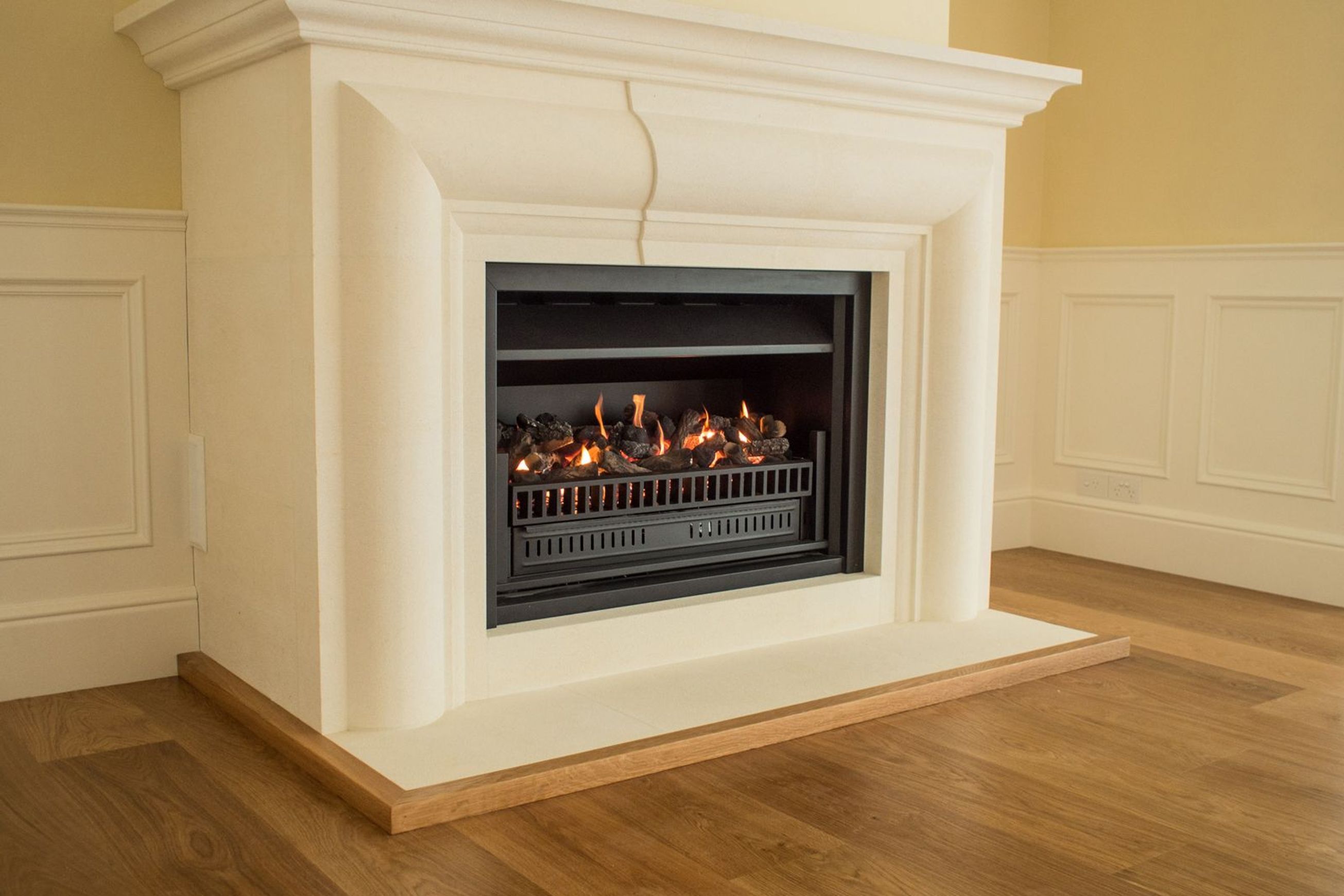 Thermoflow Open Gas Fireplace