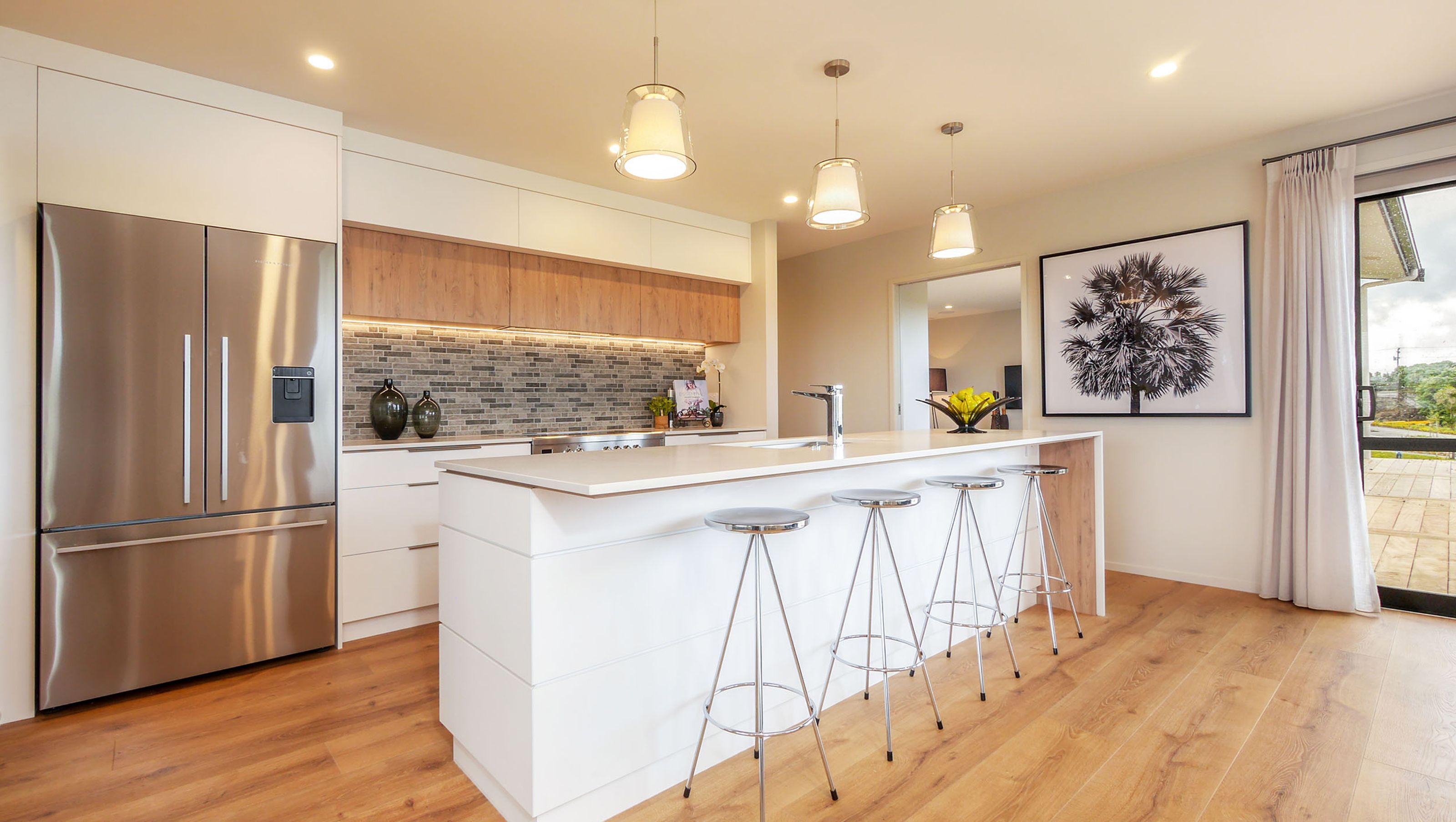 Welcoming White + Timber