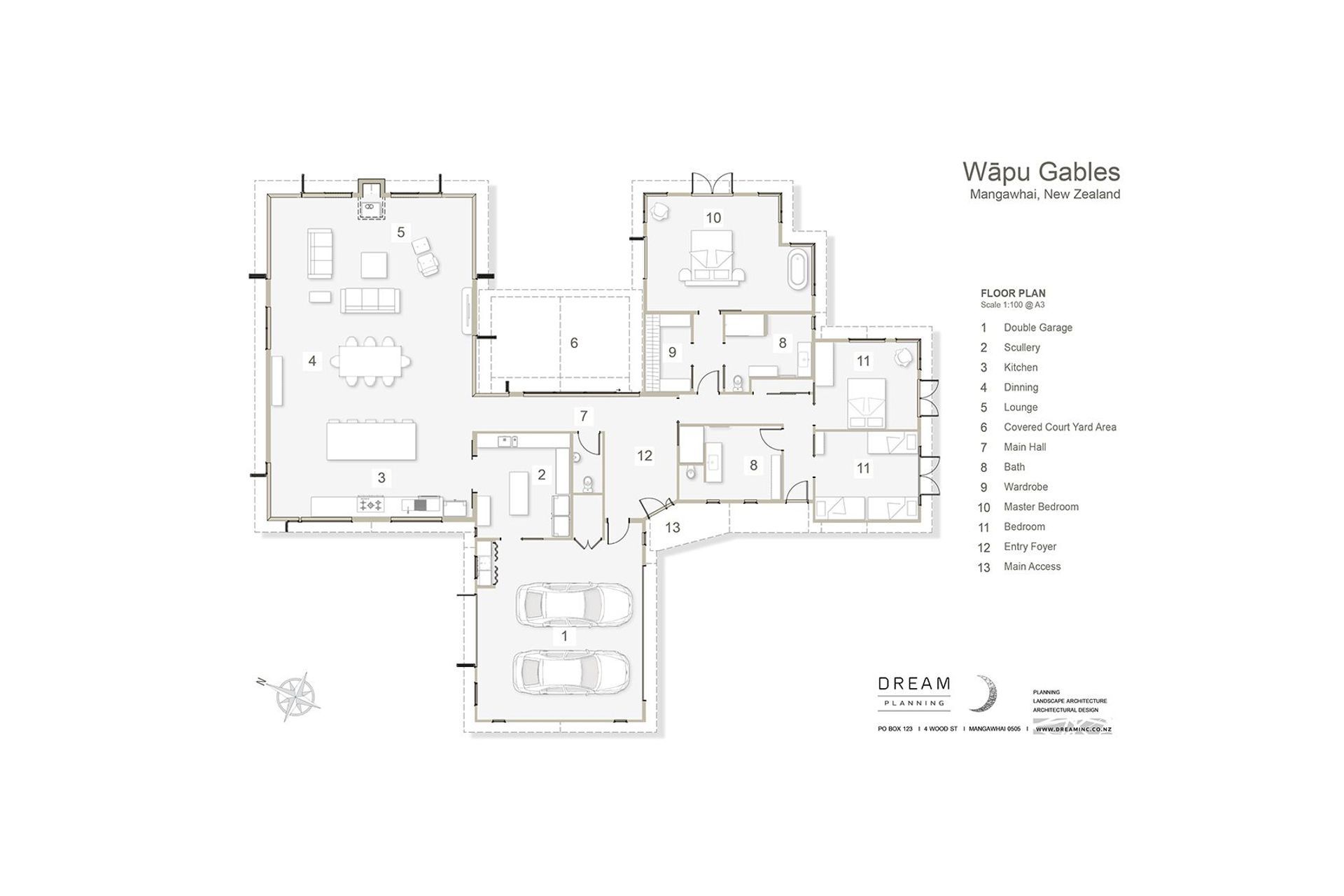 Floor plan by Dream Planning.