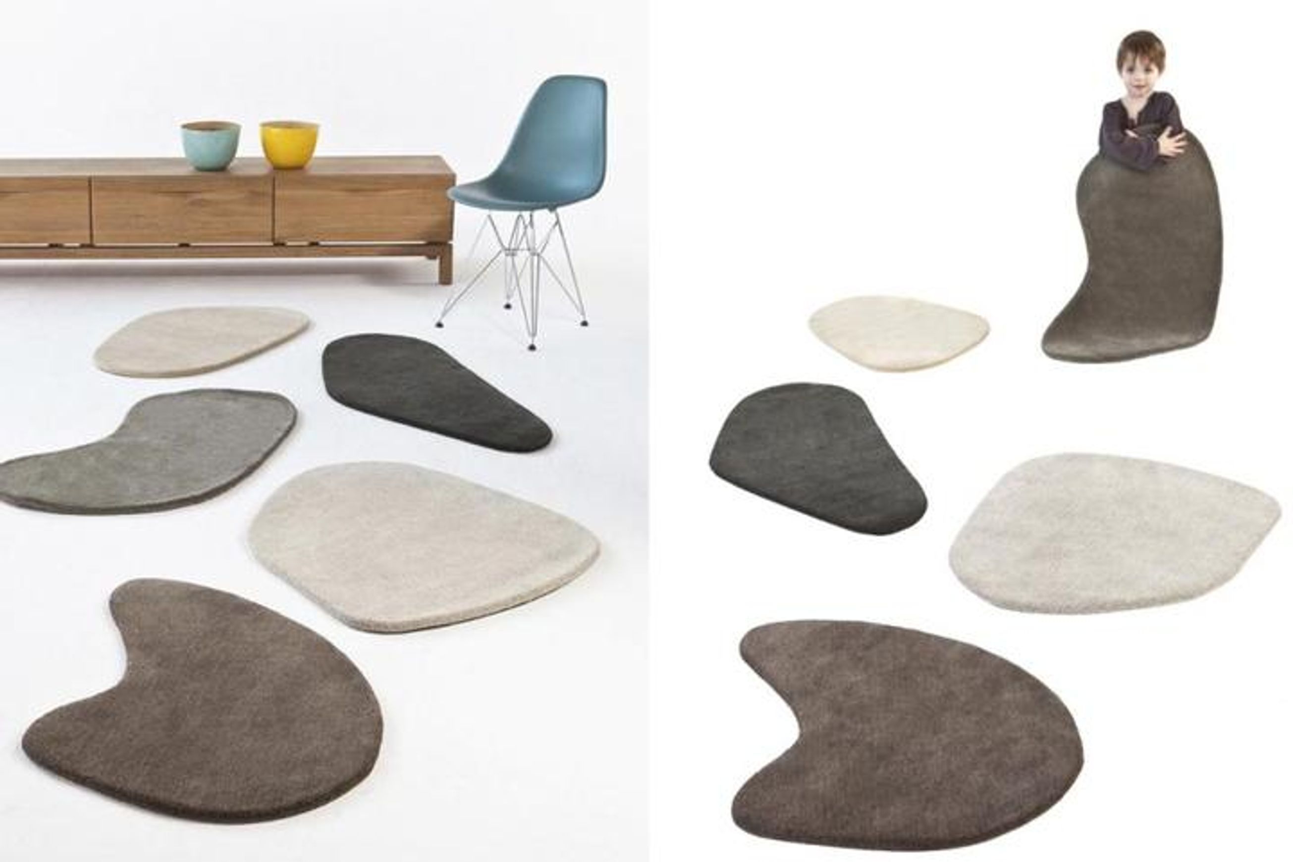 Stone Wool Rug Range by Nanimarquina