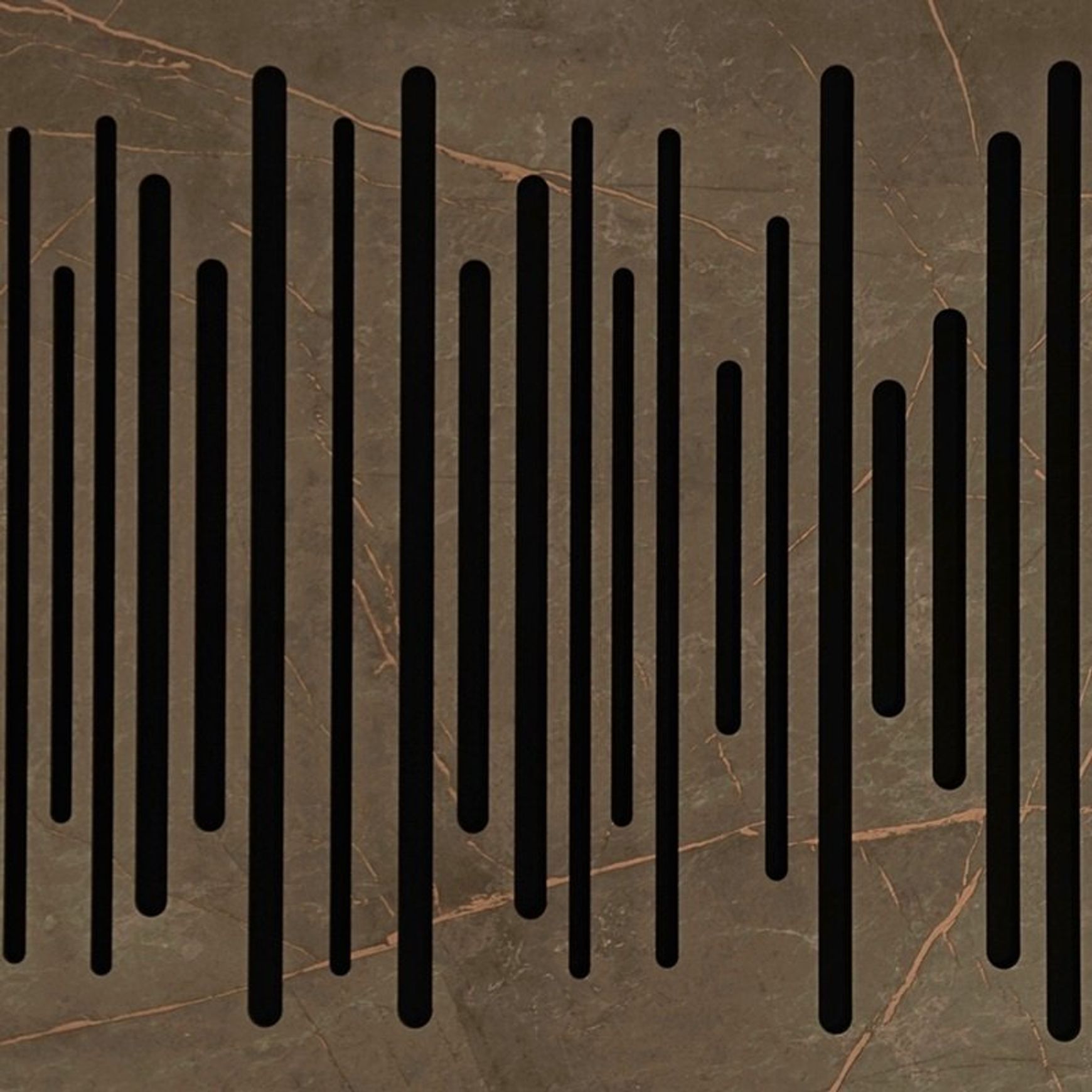 DTX Design Large Timber Grooved Acoustic Panel - Marble