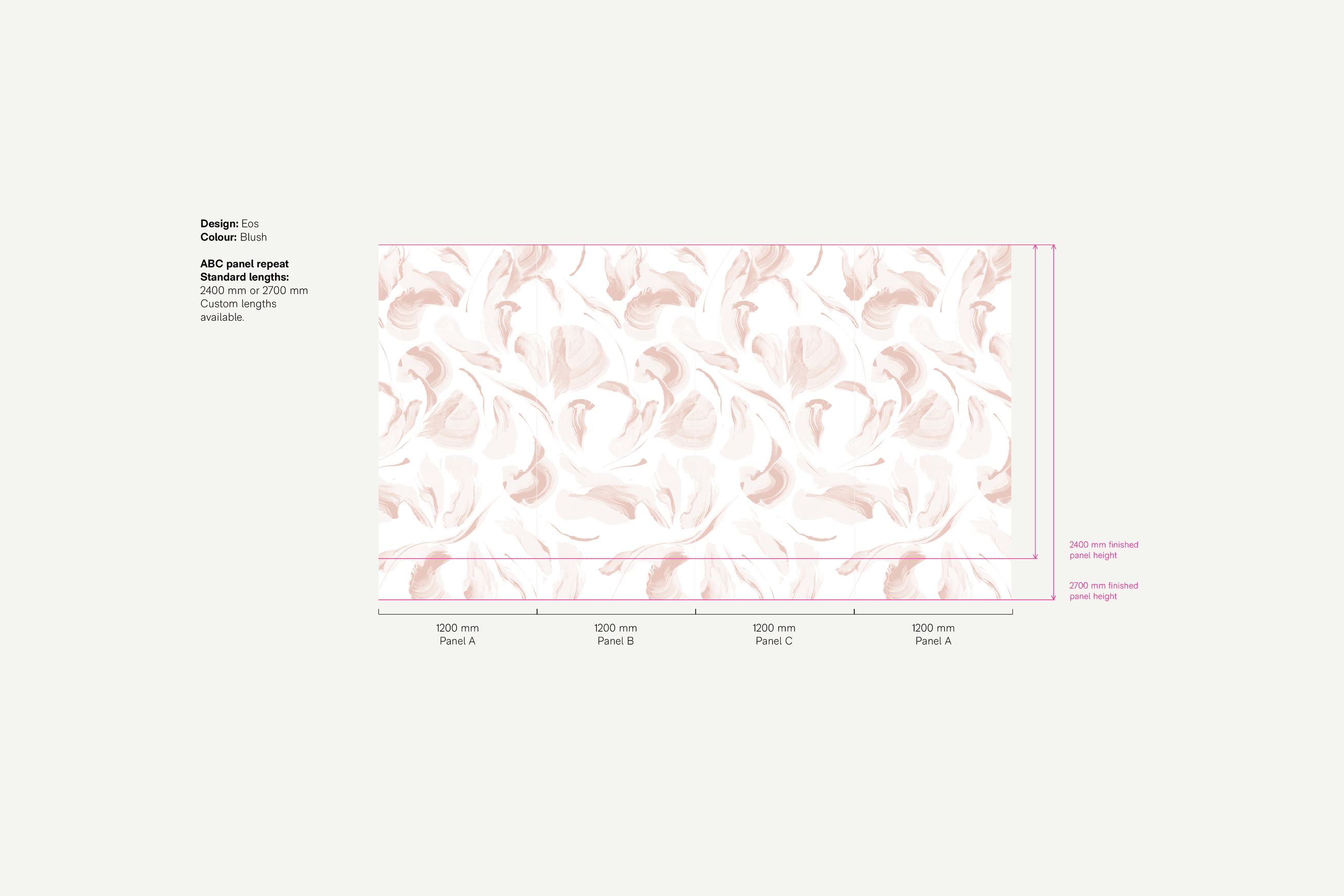 Autex Acoustics® x Emma Hayes dimensions
