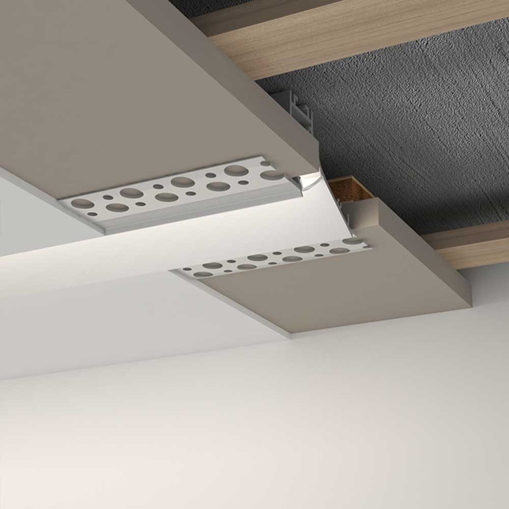 TL015 Wall Washer LED Profile Trimless for Cove Lightin