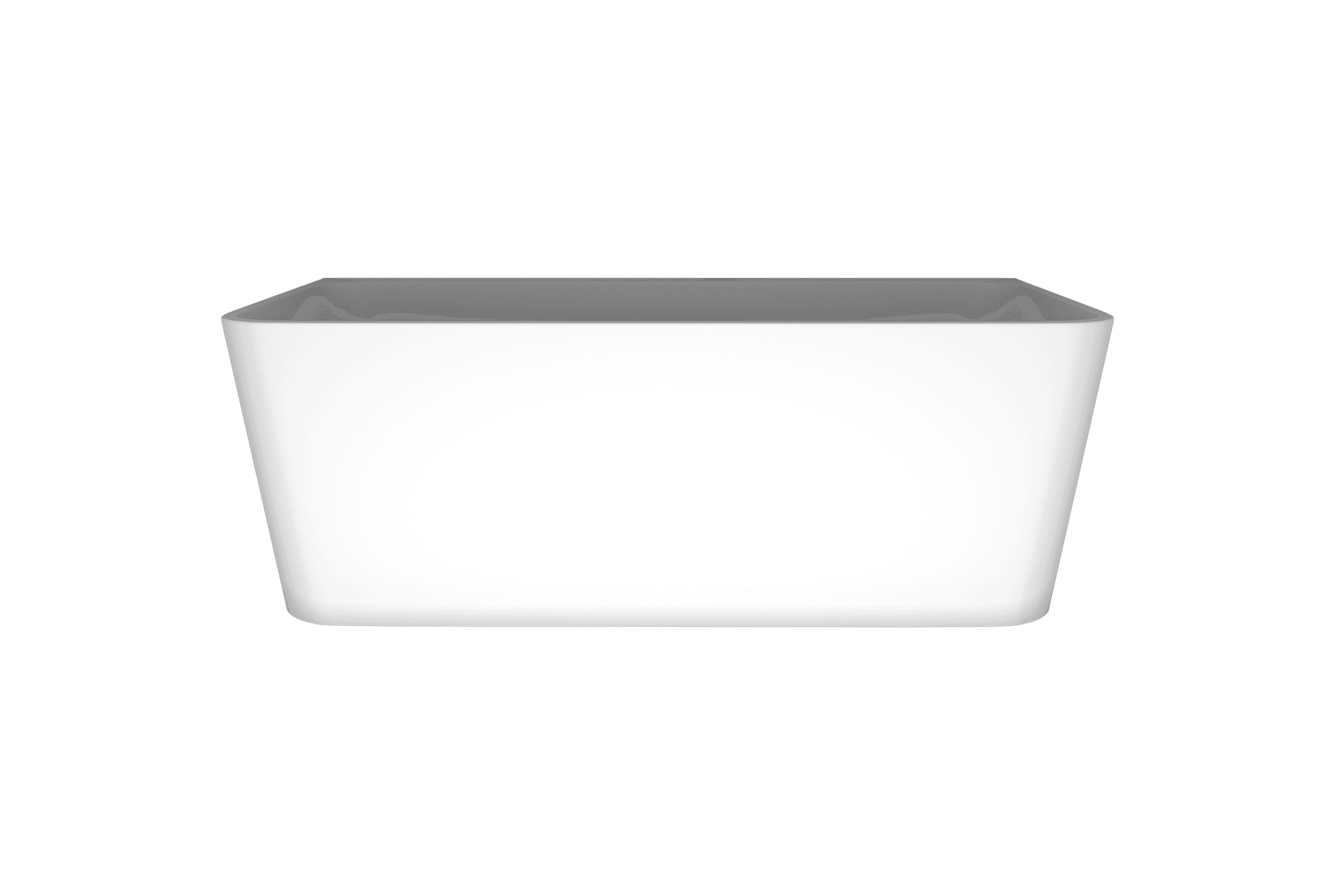 The Smith 1500mm Back To Wall Bath Gloss White