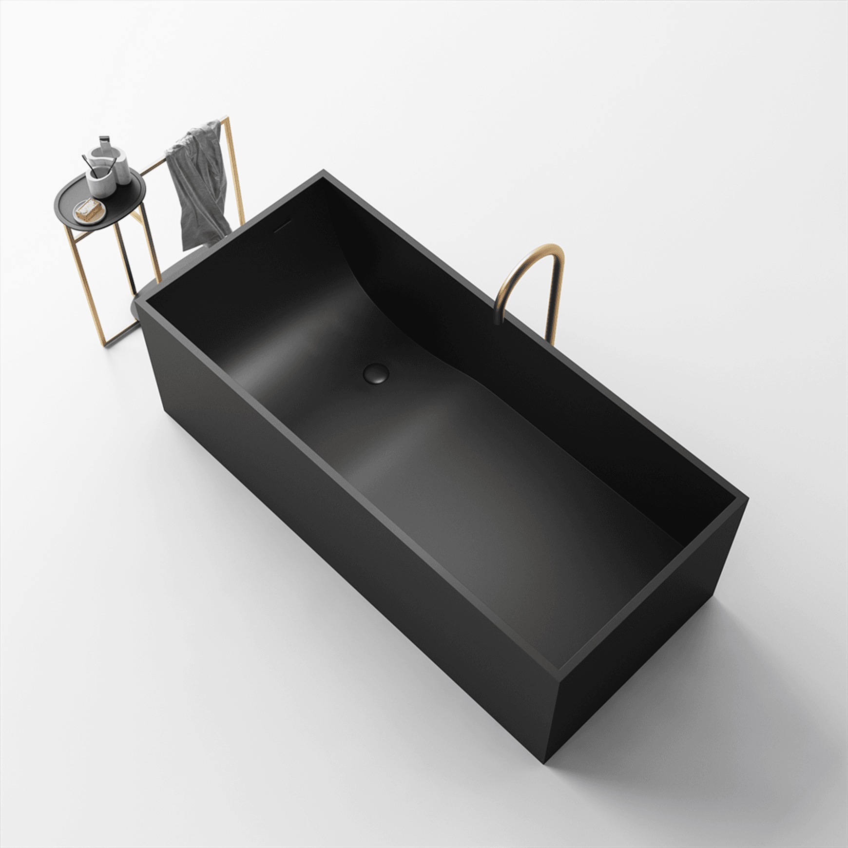 Alison Rectangular Stone Bath ST23 - Various Sizes