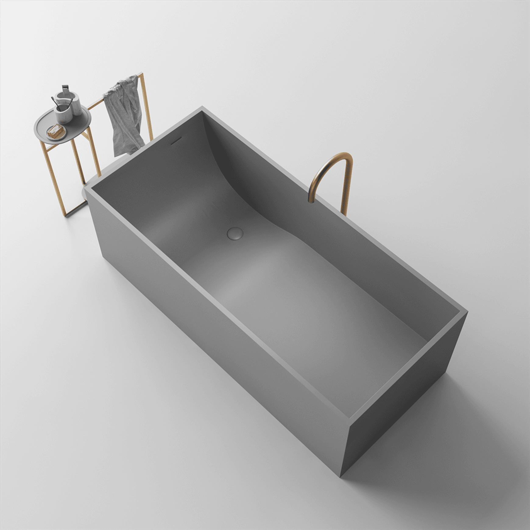 Alison Rectangular Stone Bath ST23 - Various Sizes