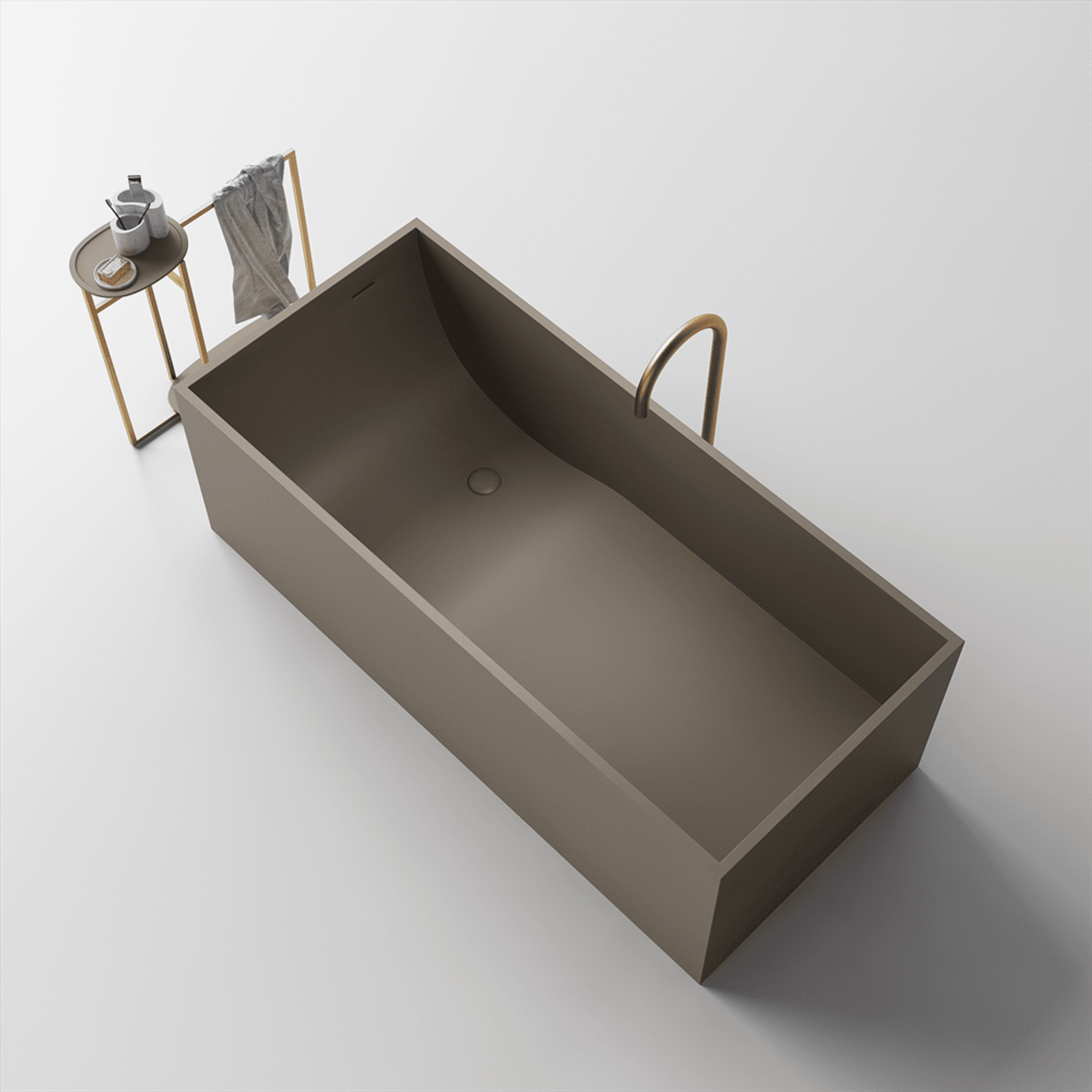 Alison Rectangular Stone Bath ST23 - Various Sizes