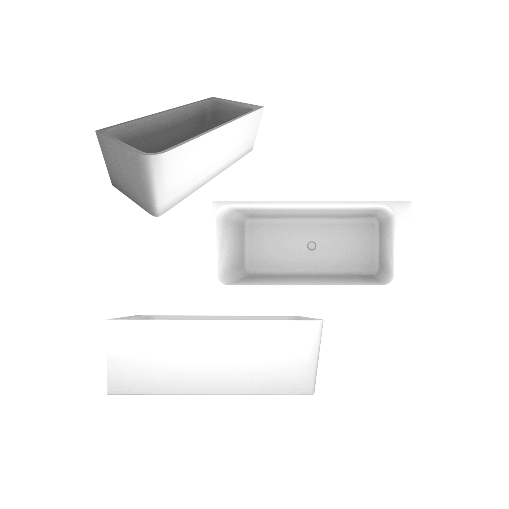 'The Smith' Matte White Baths