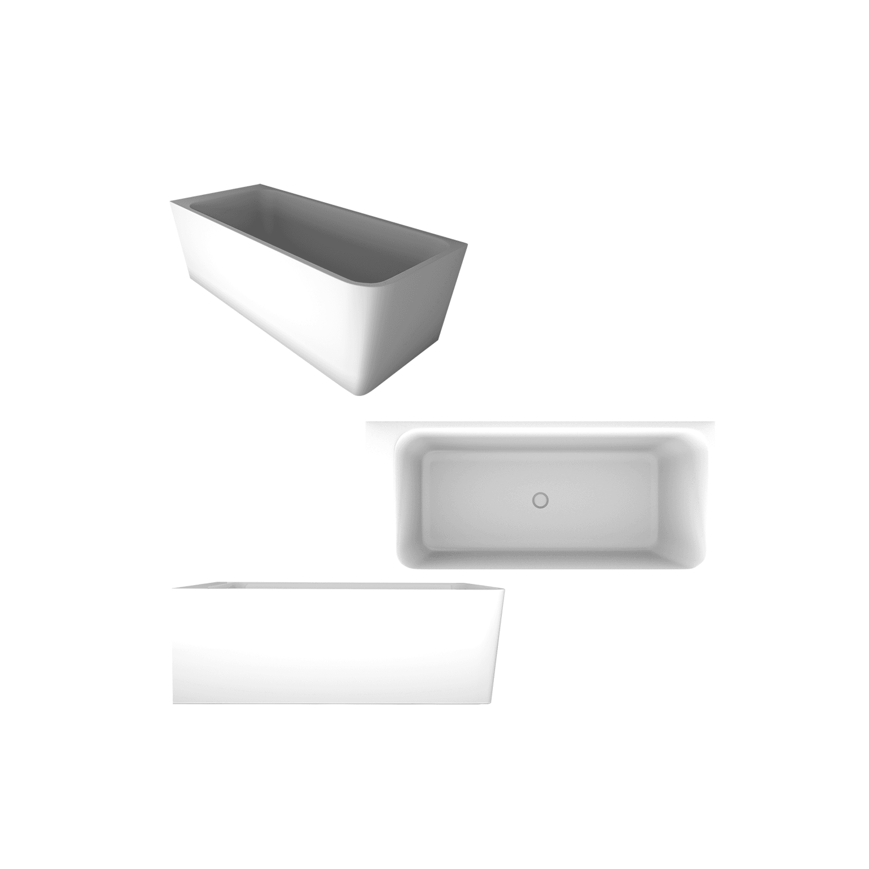 'The Smith' Matte White Baths