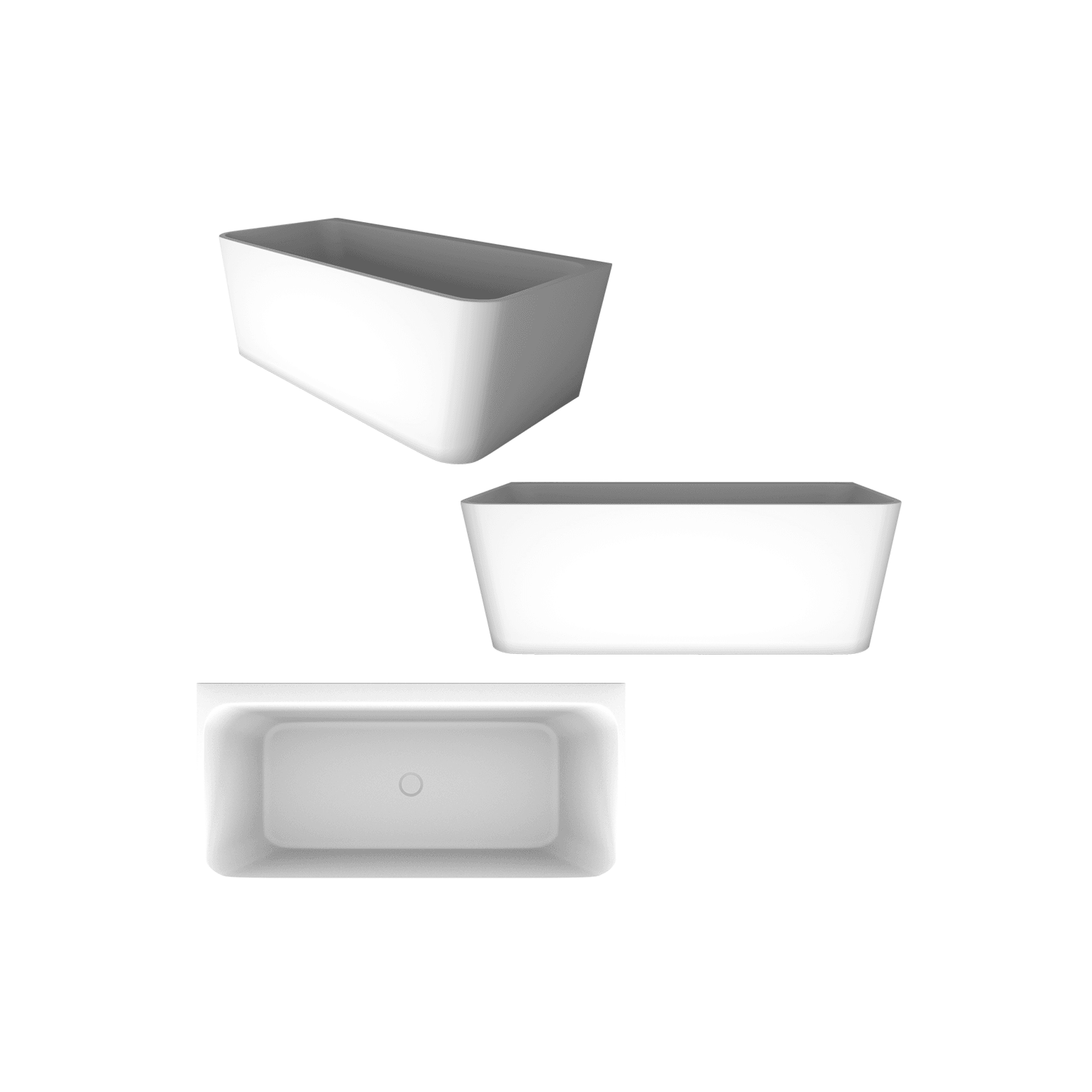 'The Smith' Matte White Baths