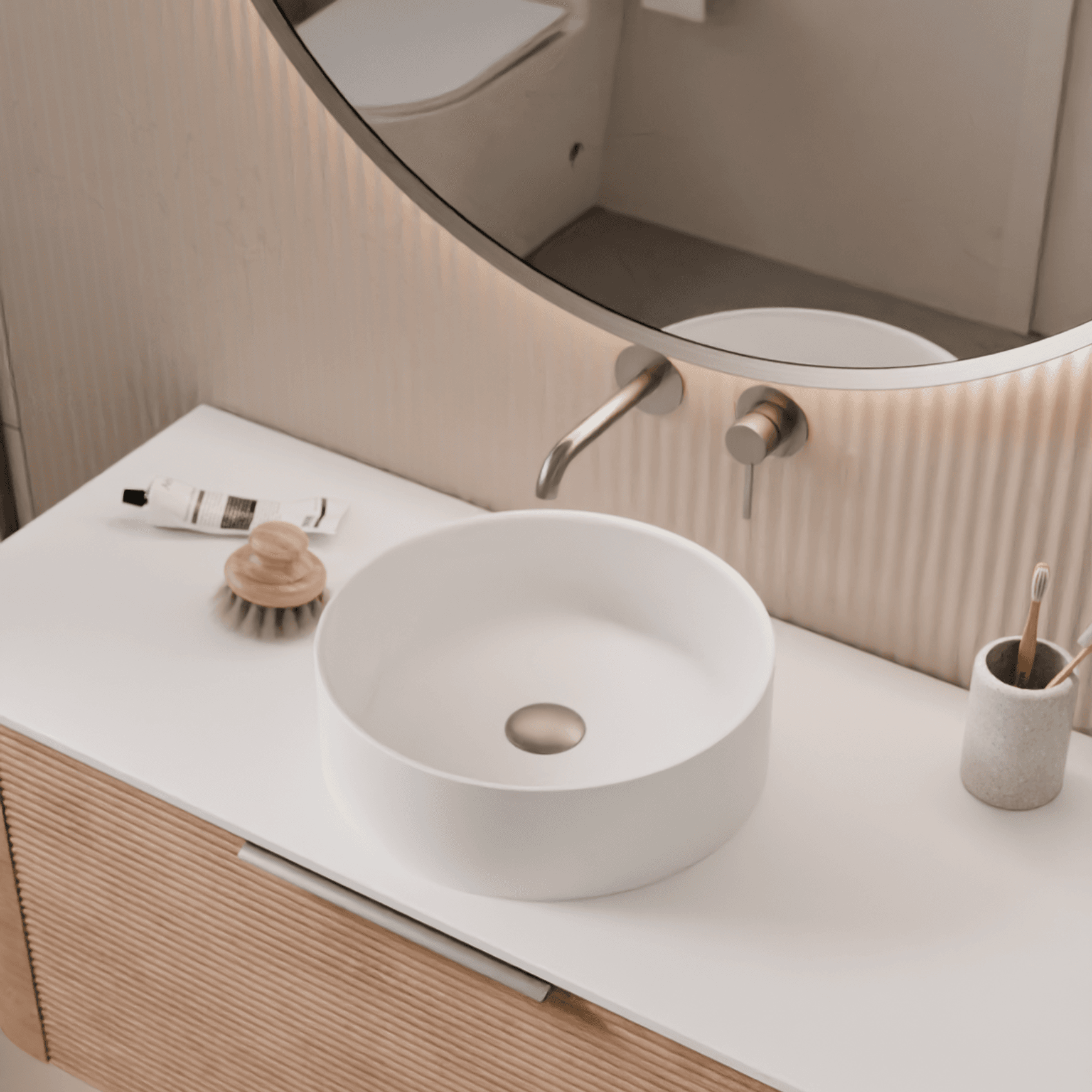 Nature Wall Basin Mixer - 7 Colours