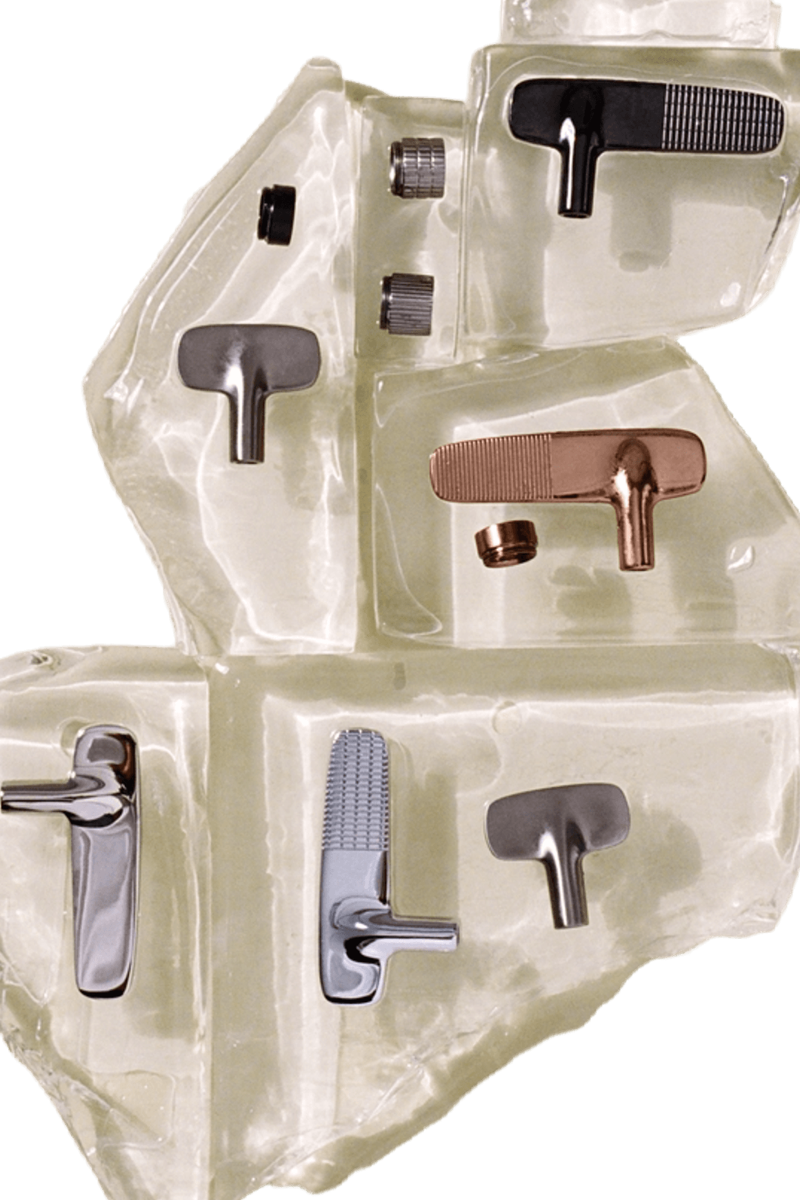 Veloce 3 tap hole Deck Mounted Basin Mixer