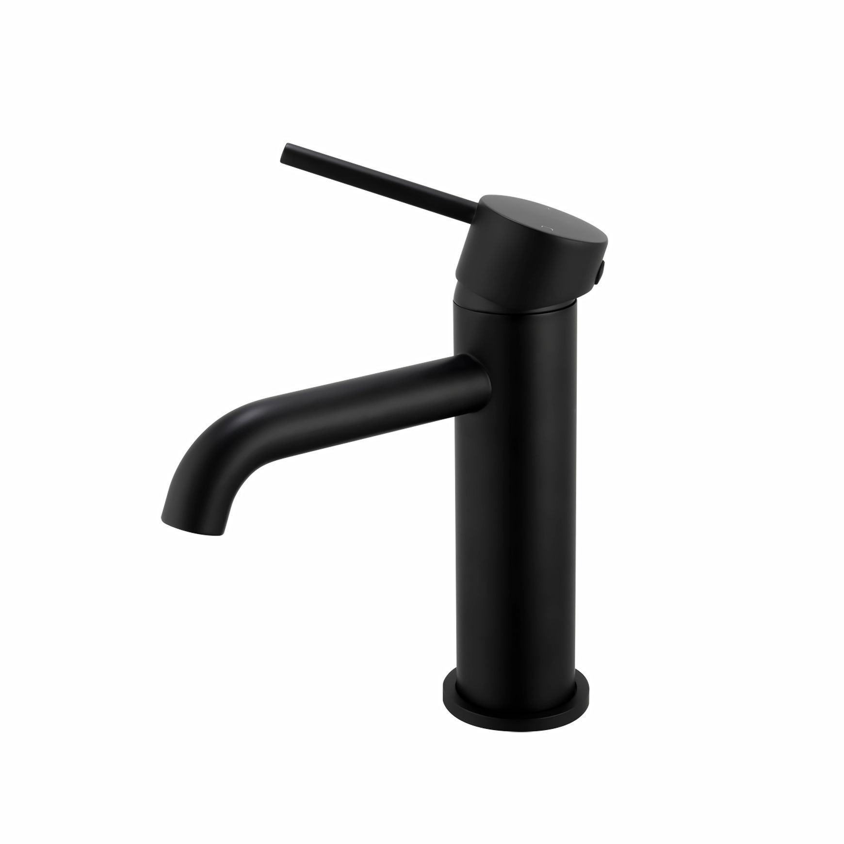 Lucid Pin Basin Mixer Matte Black