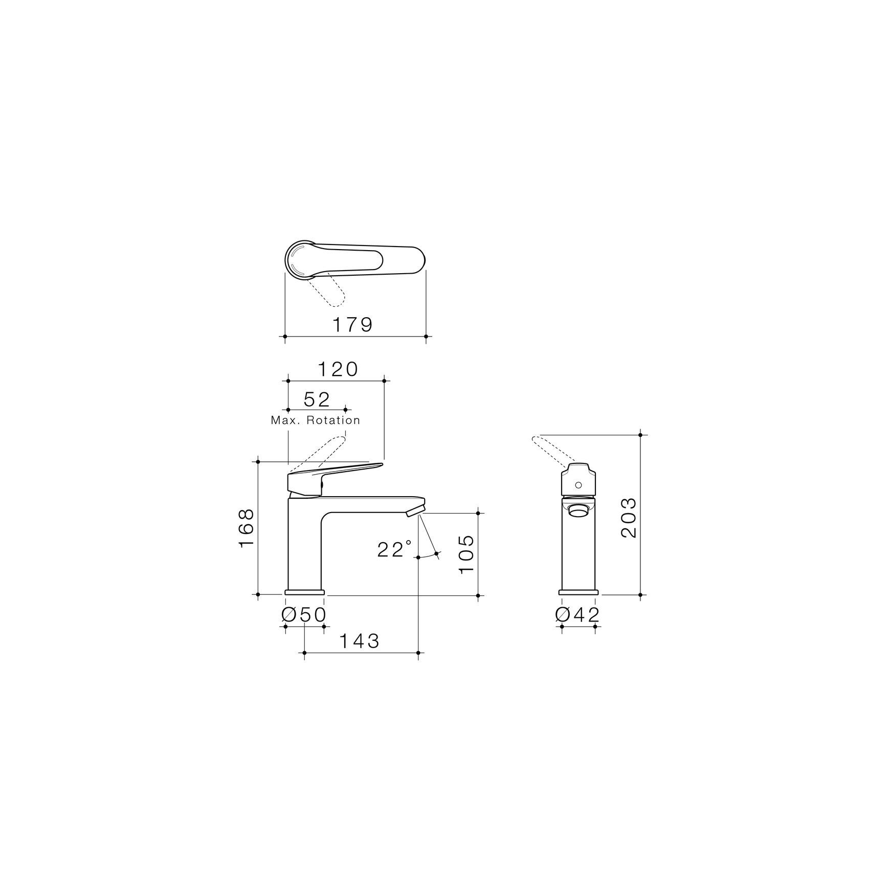 Opal Basin Mixer - Lead Free