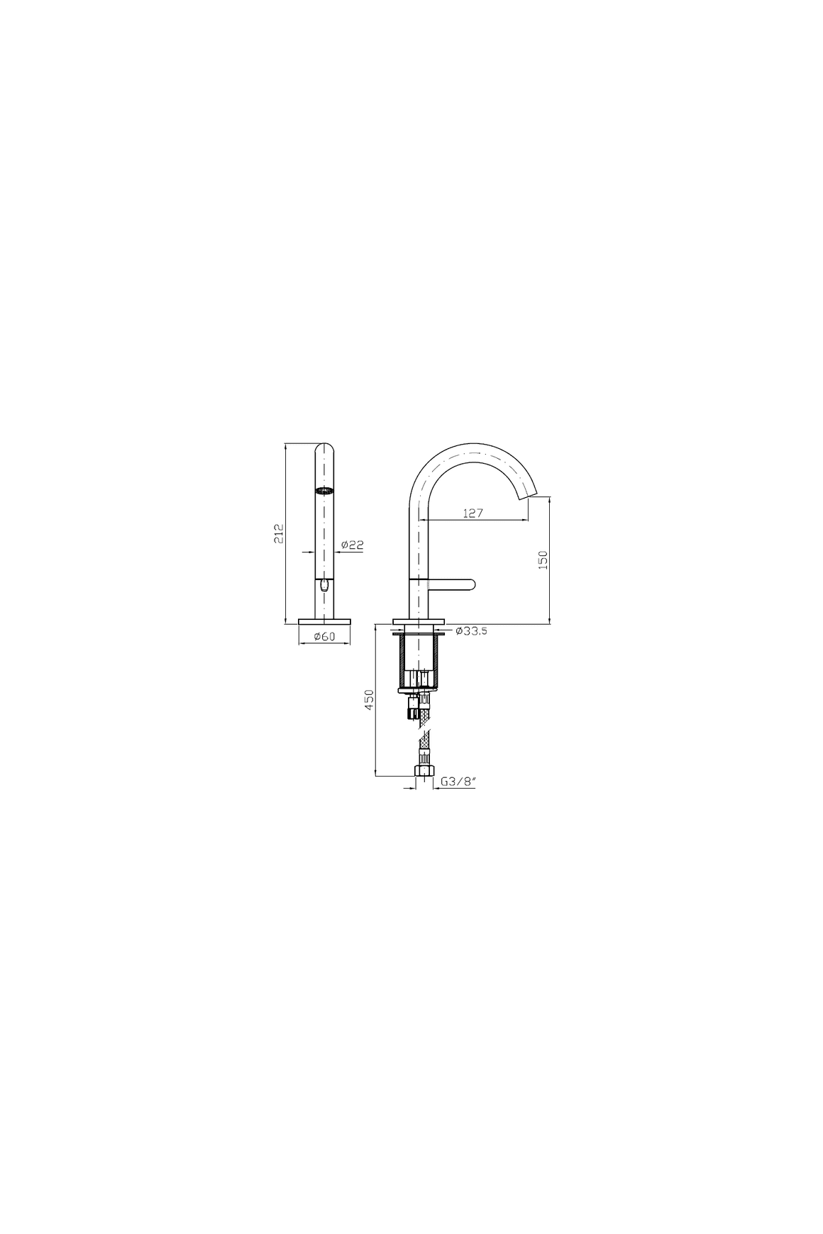 Isy22 Basin Mixer