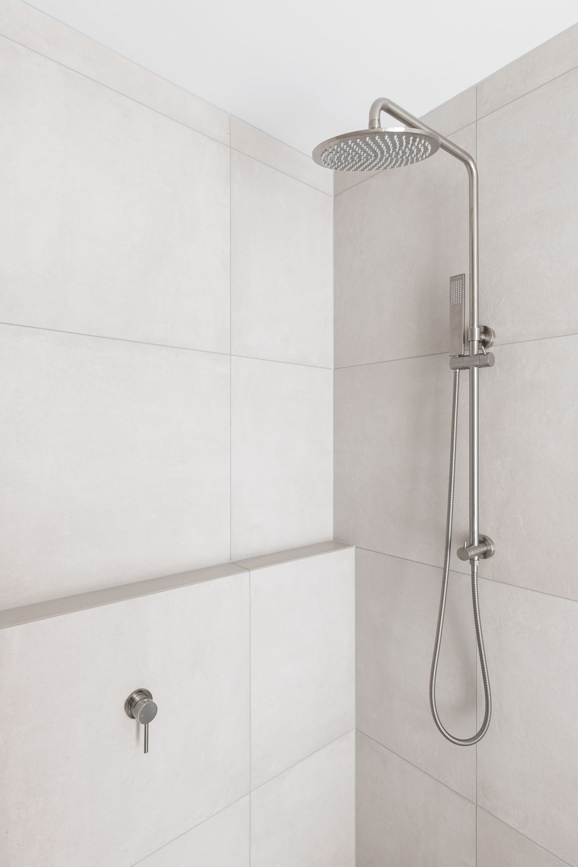 Elysian Minimal Mixer & Spout Set - Brushed Nickel