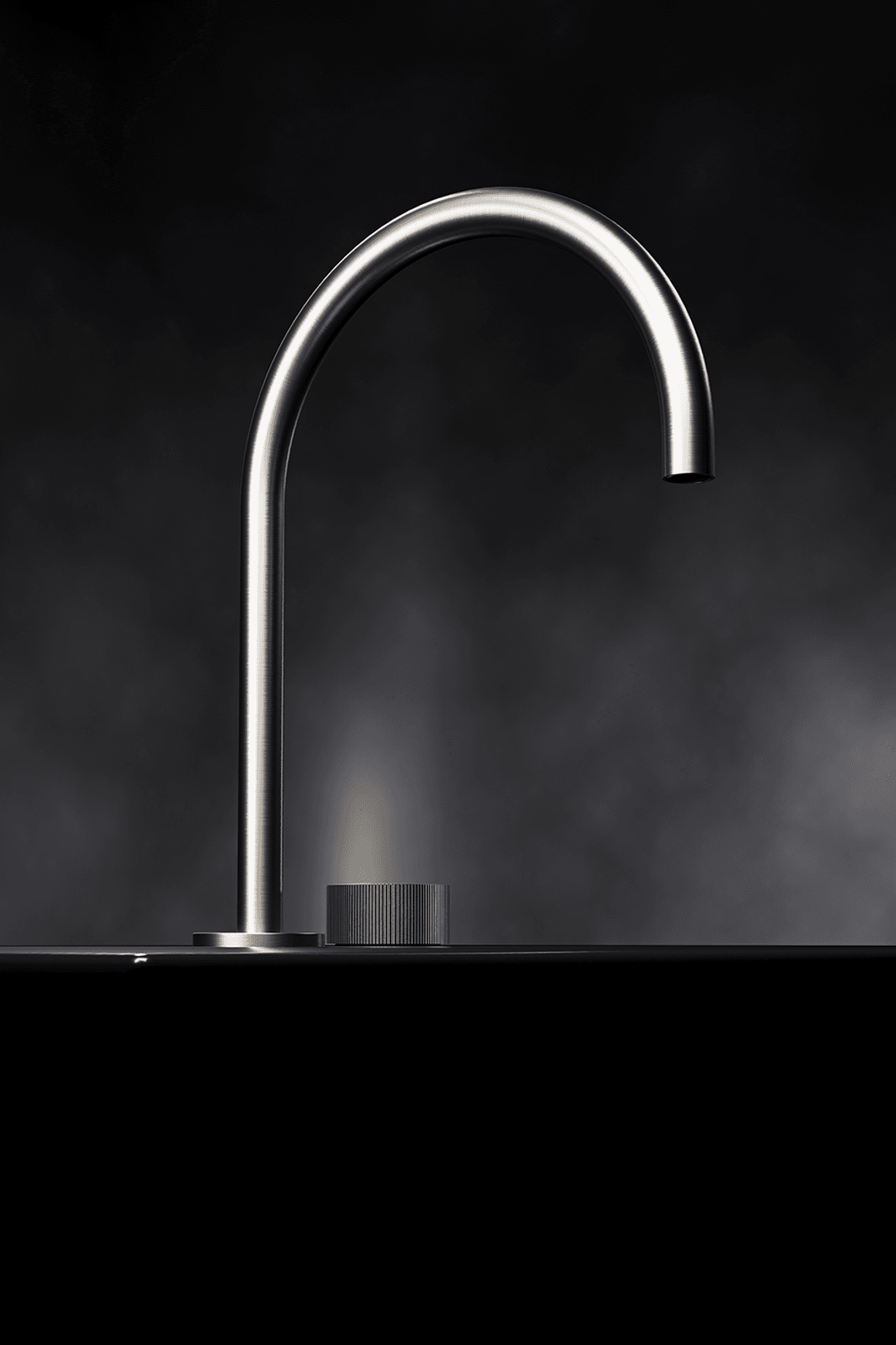 Lente Progressive High Spout Deck Mounted Basin Mixer