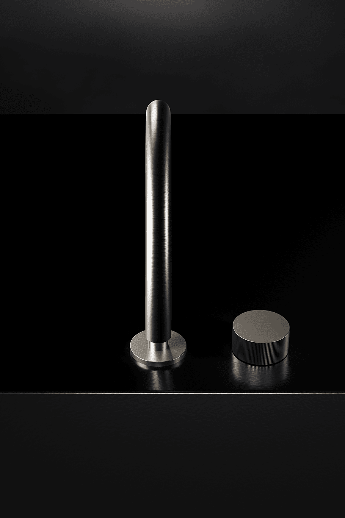 Lente Progressive High Spout Deck Mounted Basin Mixer