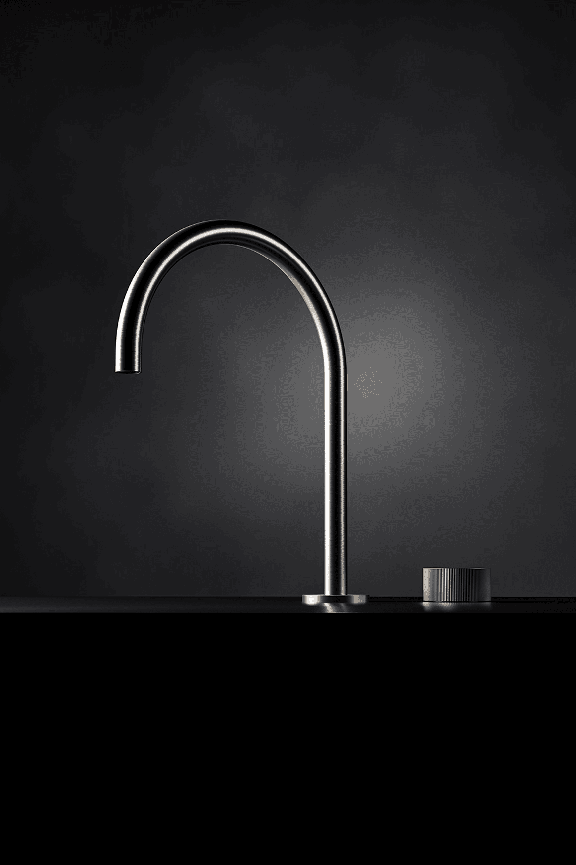 Lente Progressive High Spout Deck Mounted Basin Mixer